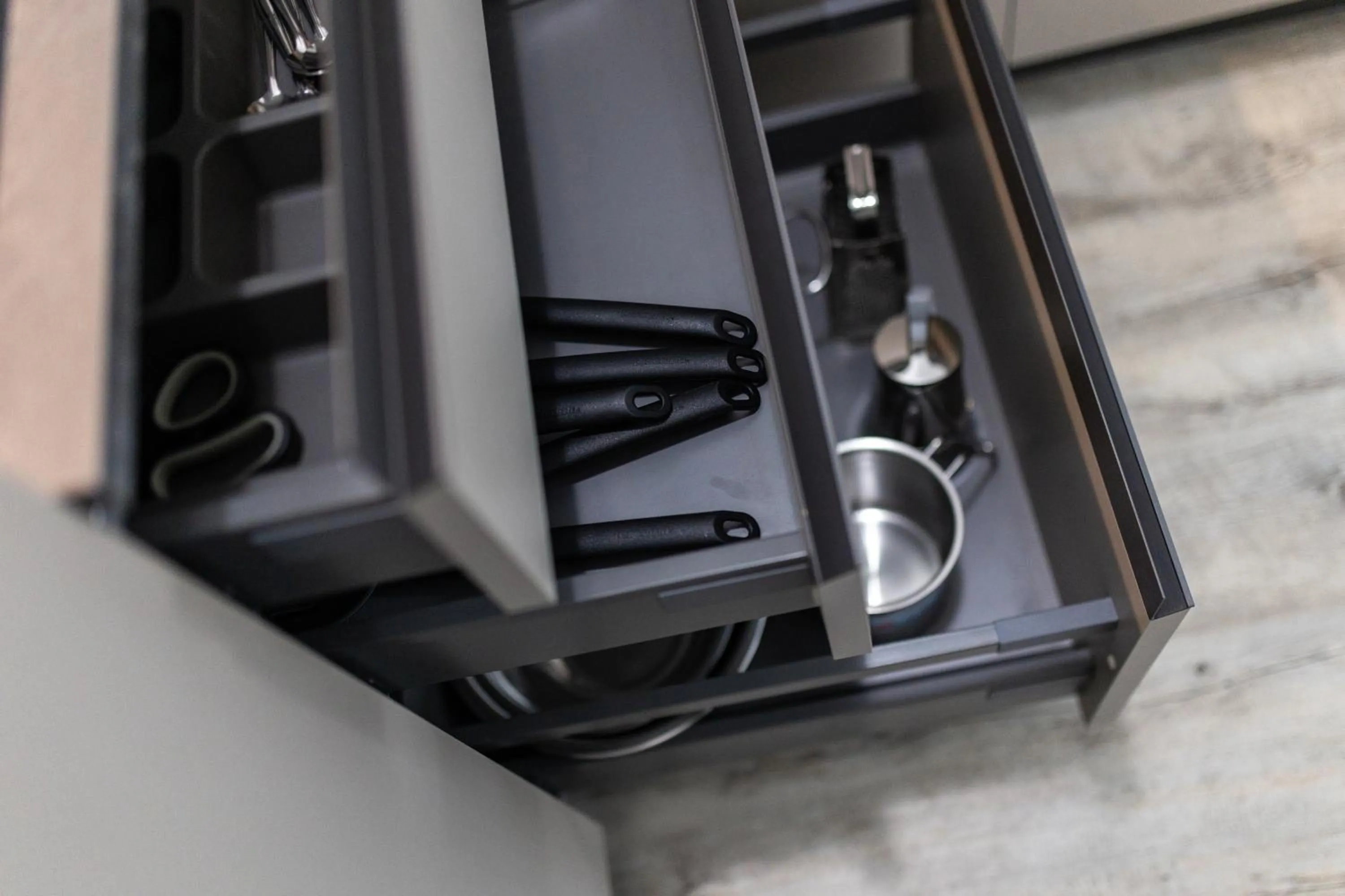 kitchen in Elegance Suite Apartments - Siroli Collection