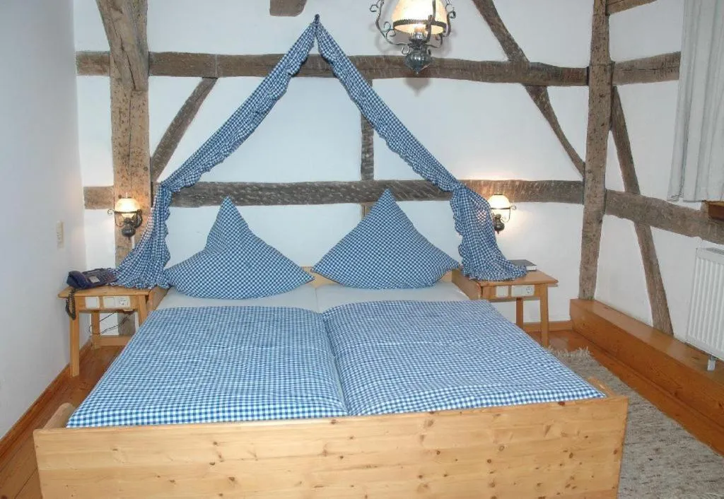 Photo of the whole room, Bed in Landhaus Zum Falken