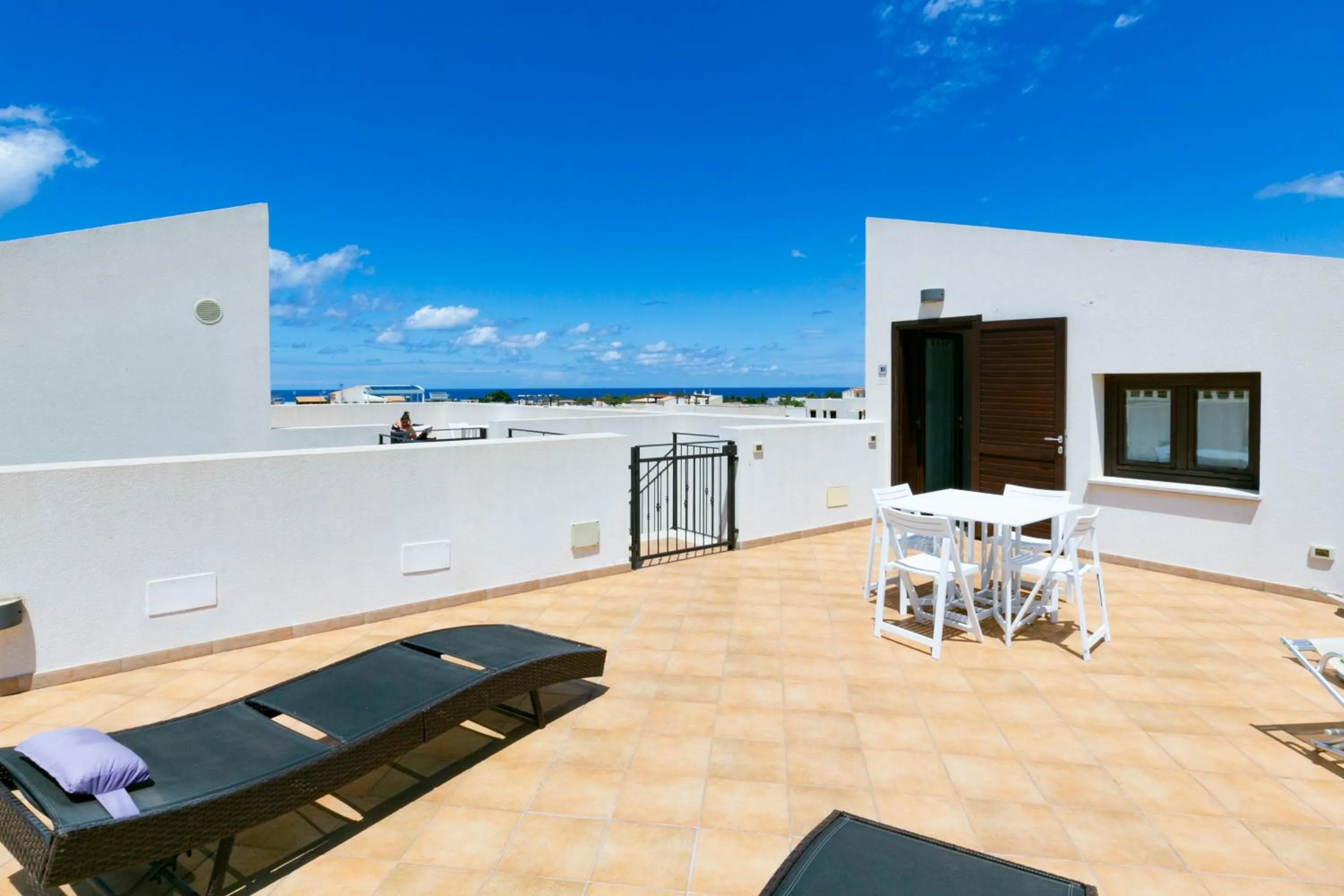 Balcony/Terrace in Boa Vista San Vito - Area Fitness, Barbecue Area, Tennis Court