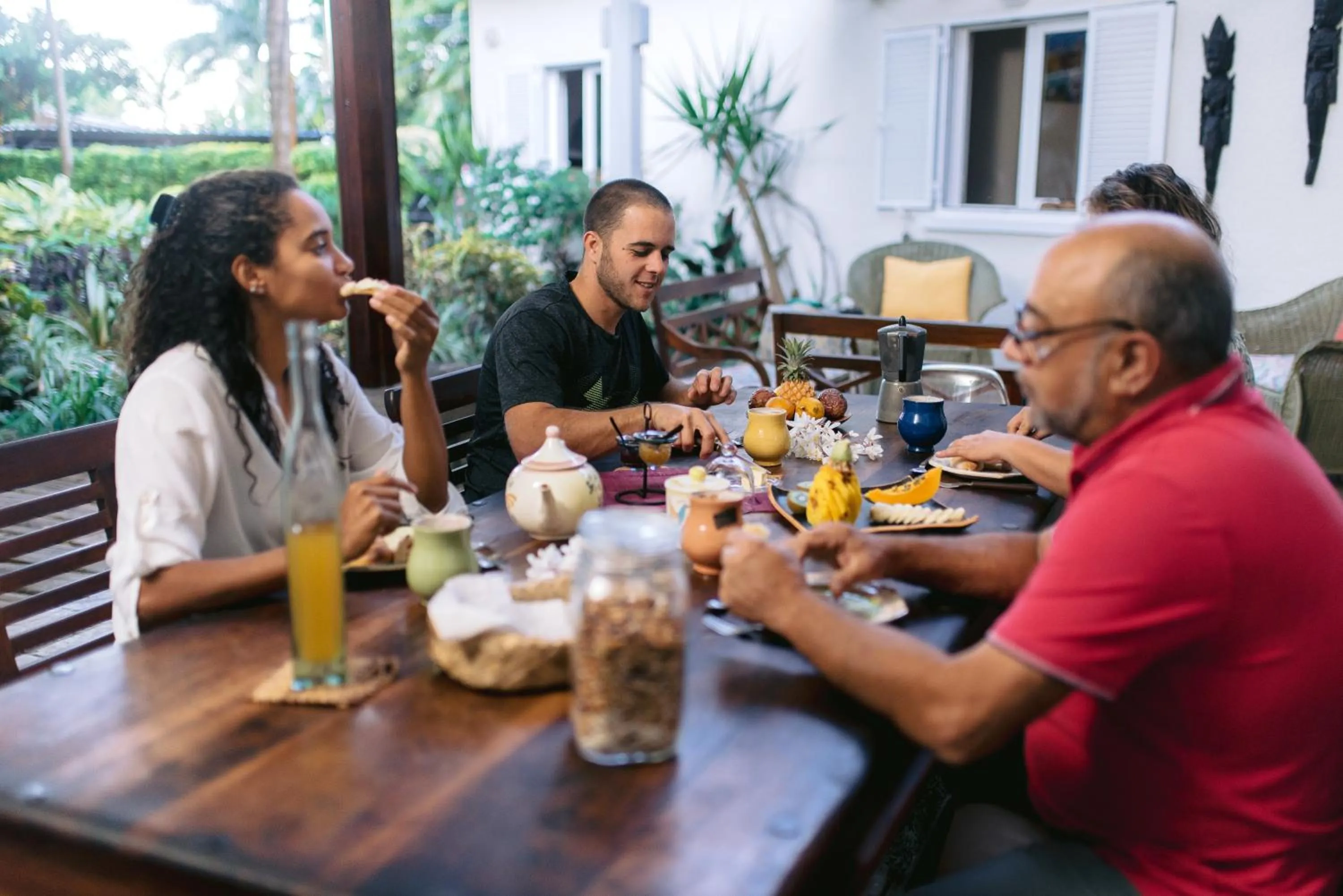 Balcony/Terrace in Tree Lodge Mauritius