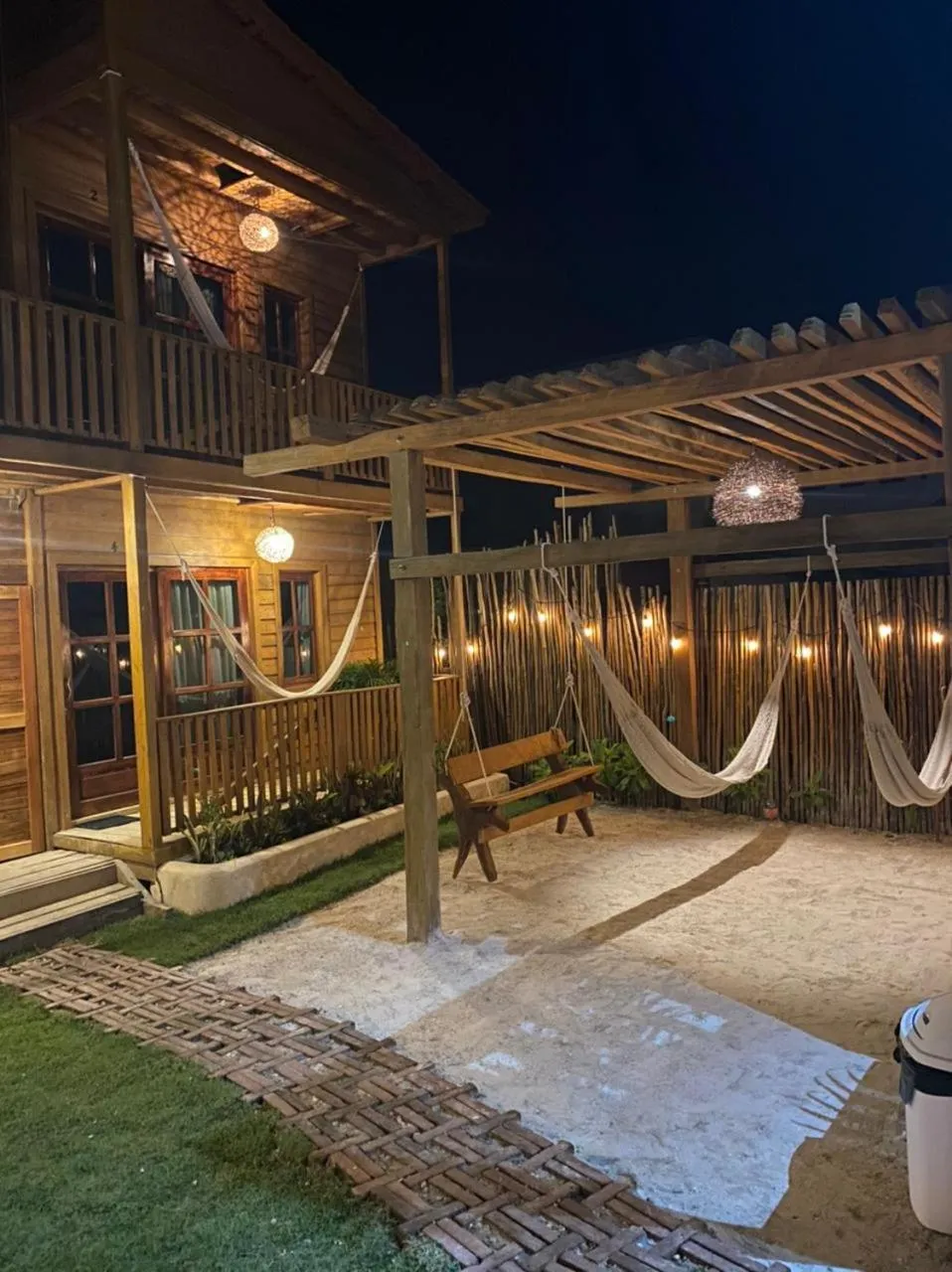 Patio in Hotel Aruma Ha