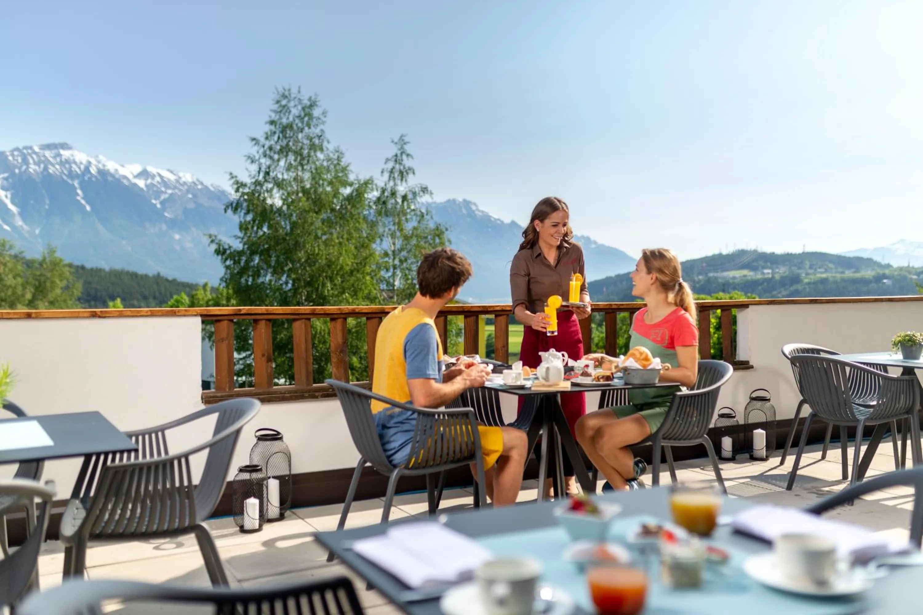Balcony/Terrace in Hotel Seppl