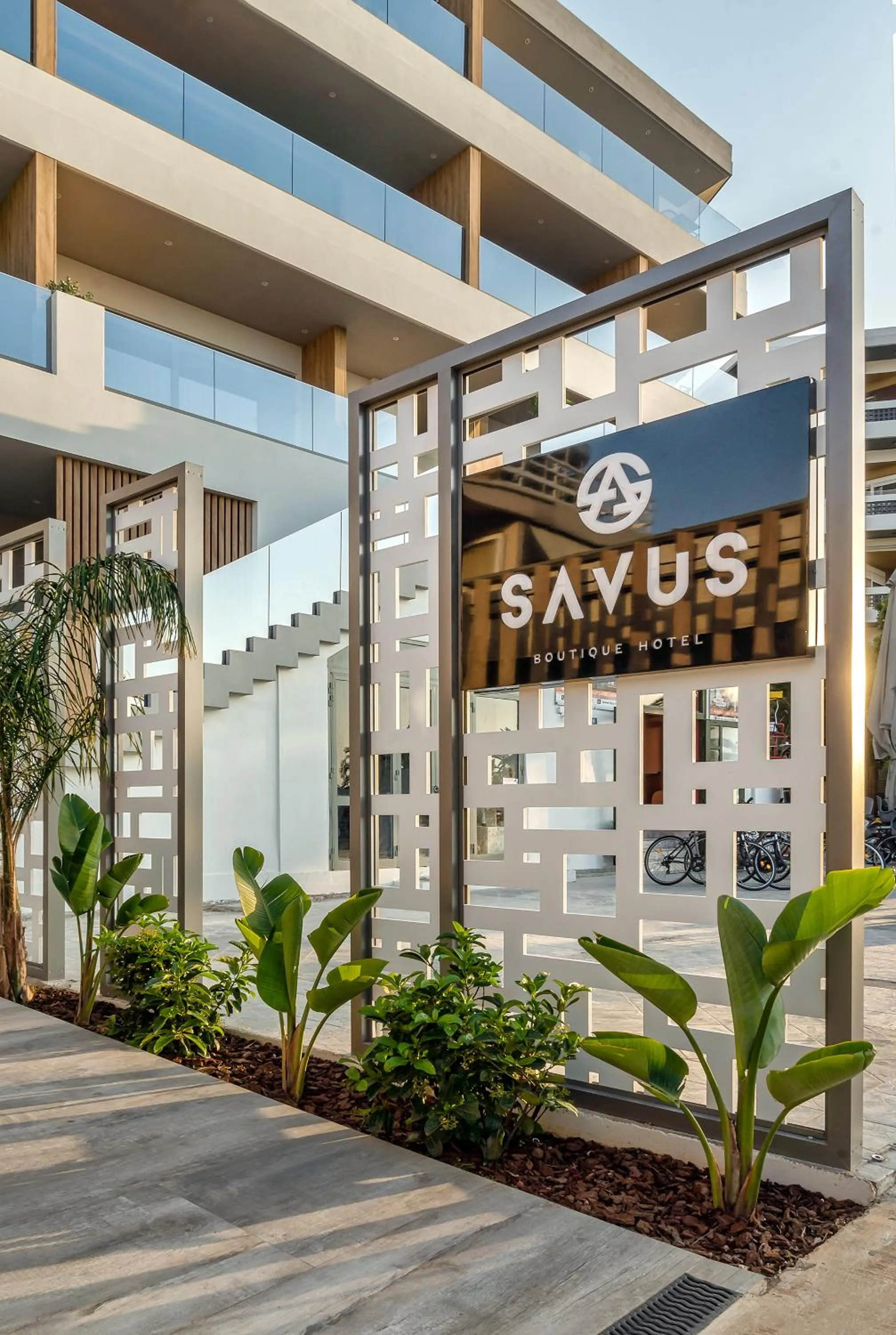 Facade/entrance in SAVUS Boutique Hotel