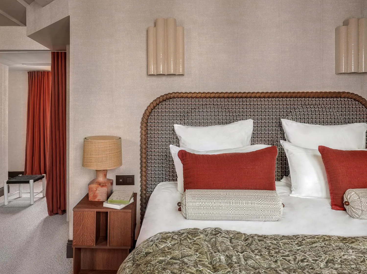 Bed in Hôtel Suzie Blue