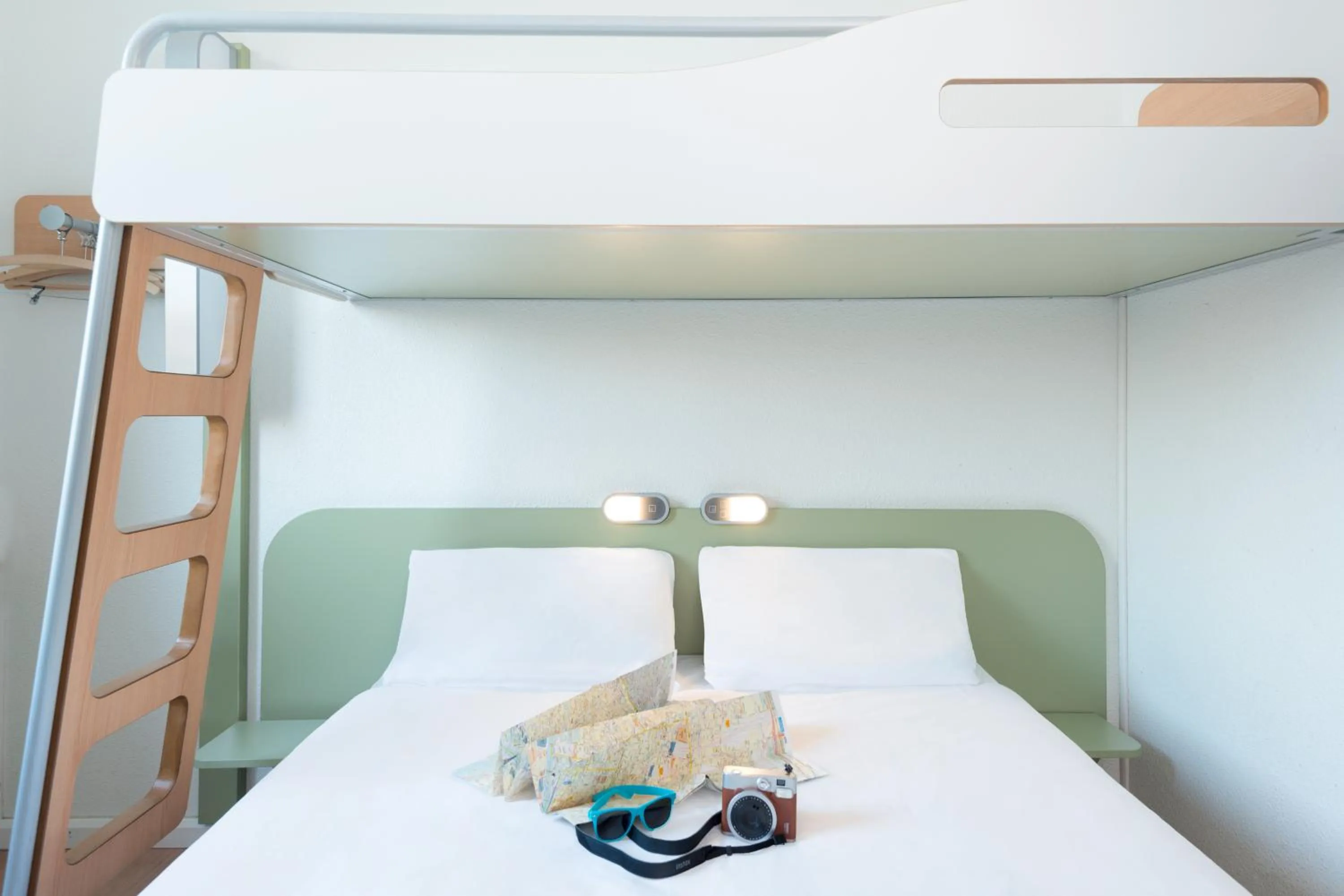 Bed in Ibis Budget Bilbao Arrigorriaga