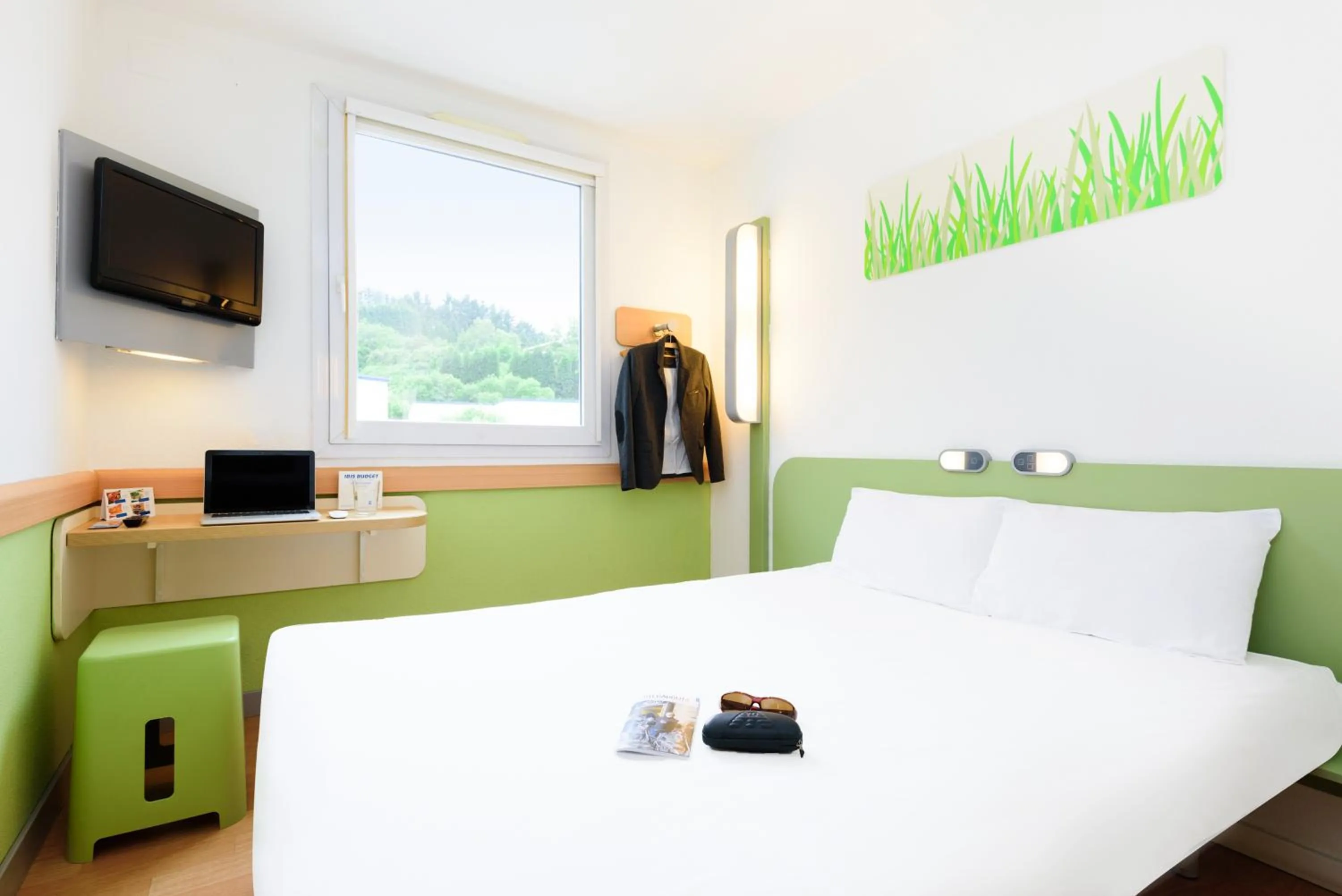 Bedroom, Bed in Ibis Budget Bilbao Arrigorriaga