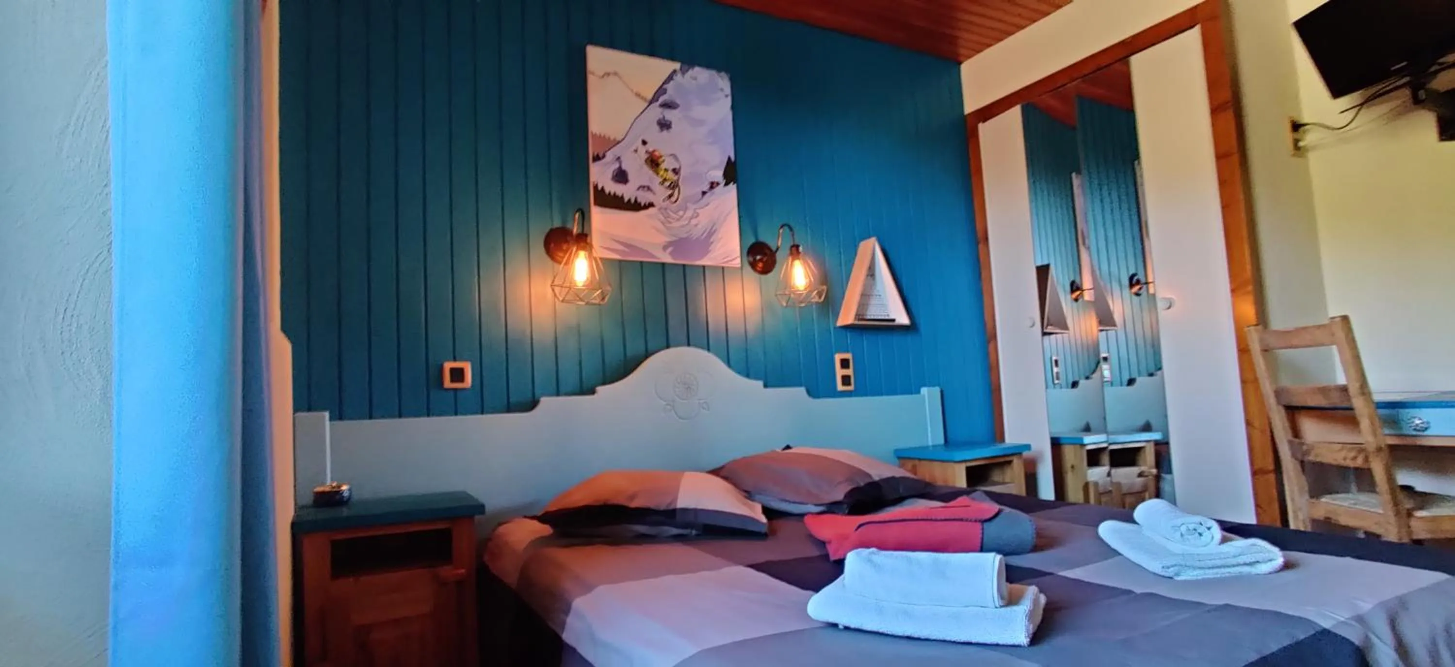 Mountain view, Bed in Le Rookie Mountain