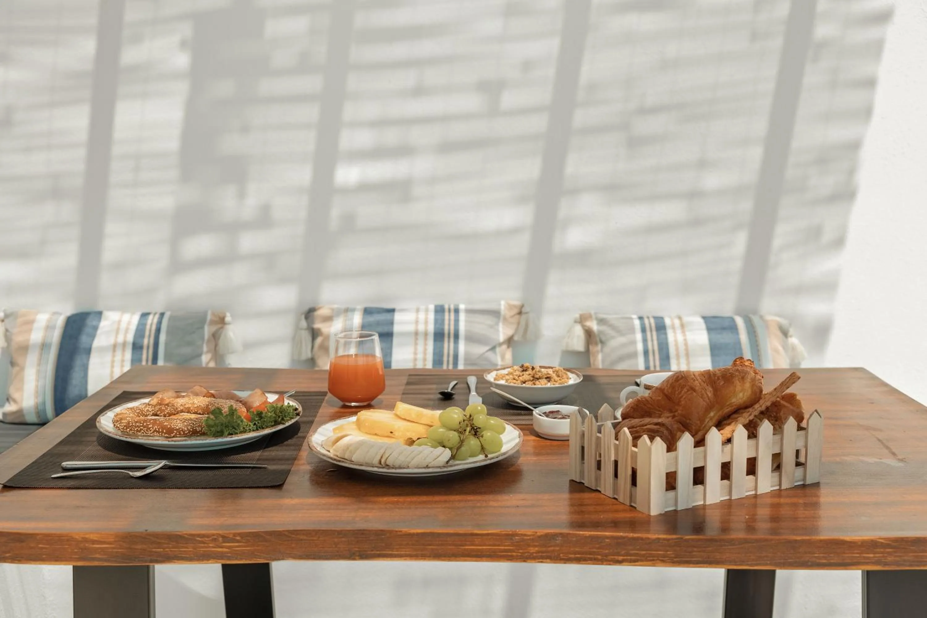 Patio in Oyster Luxury Suites