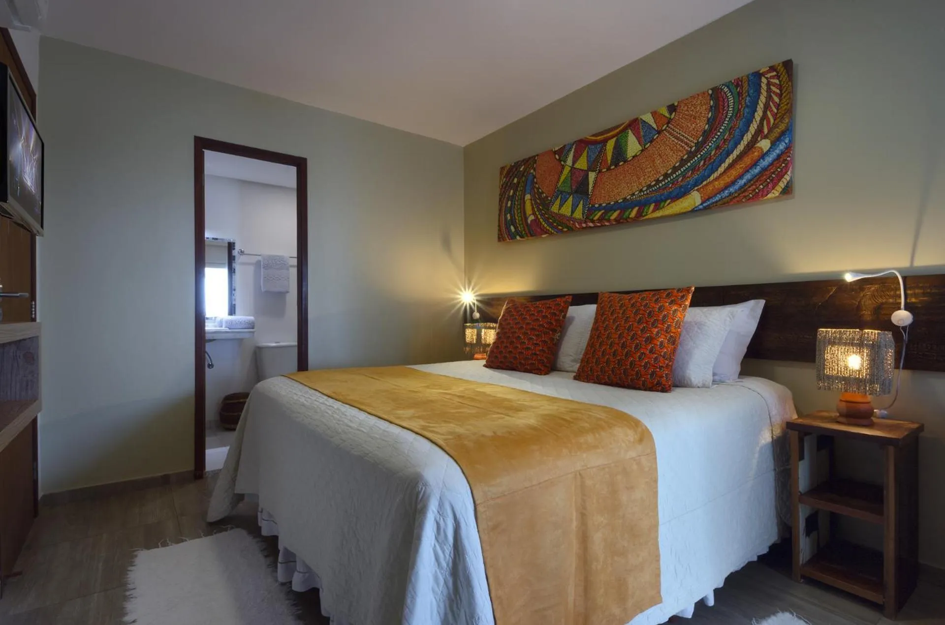 Bedroom, Bed in Pousada Bahia Bacana