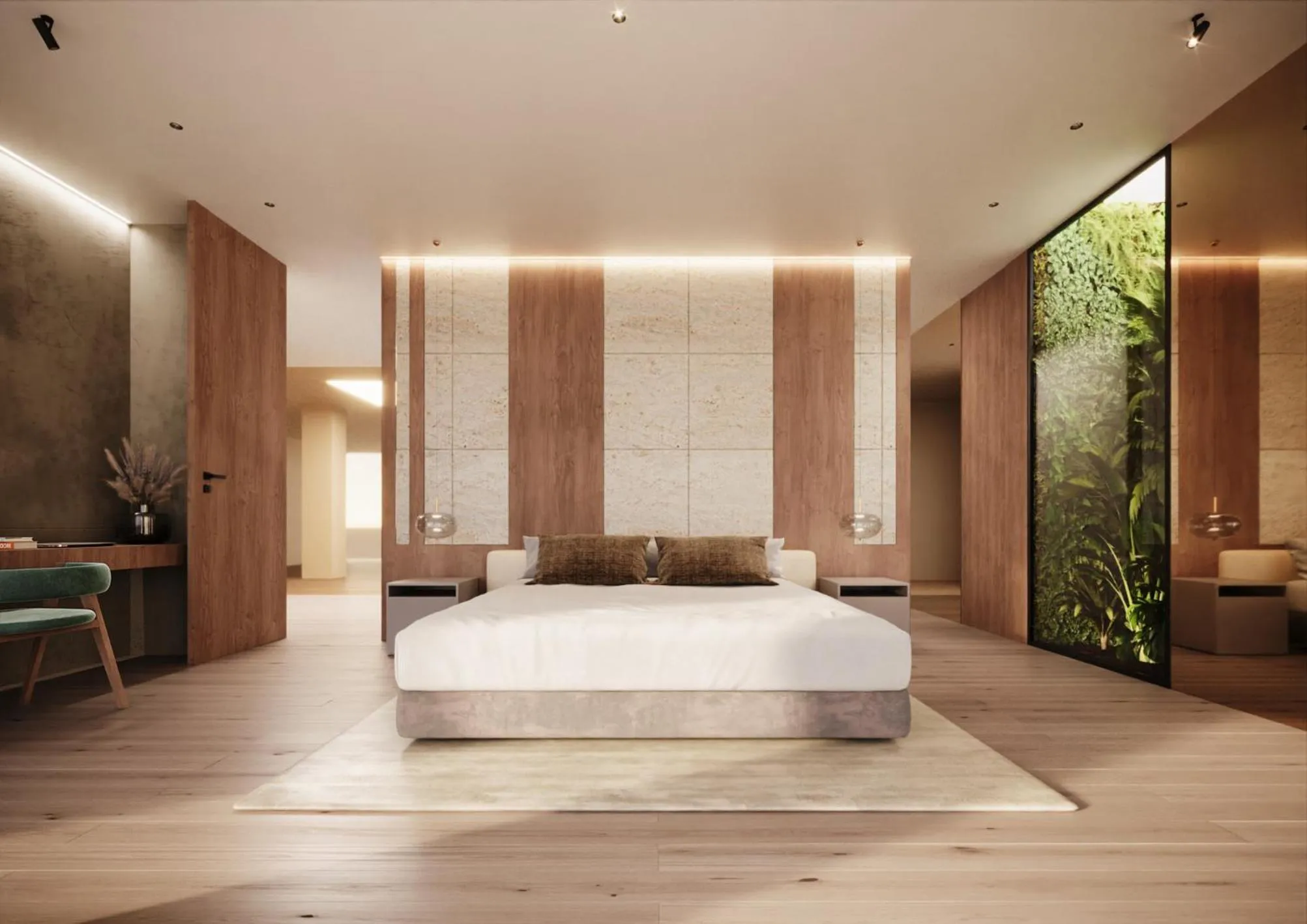 Bed in Hotel Terme Neroniane