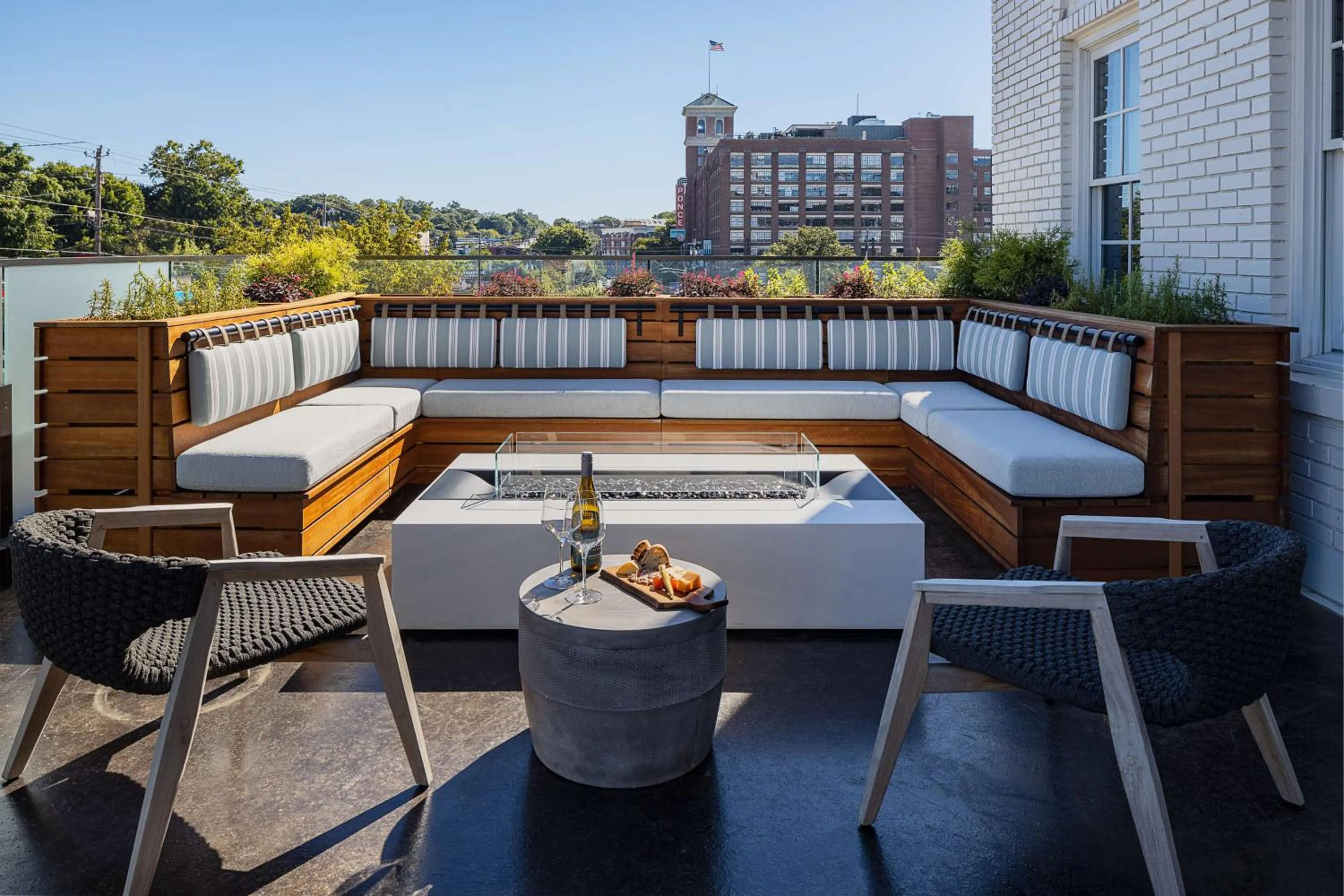 Patio in Wylie Hotel Atlanta, Tapestry Collection by Hilton