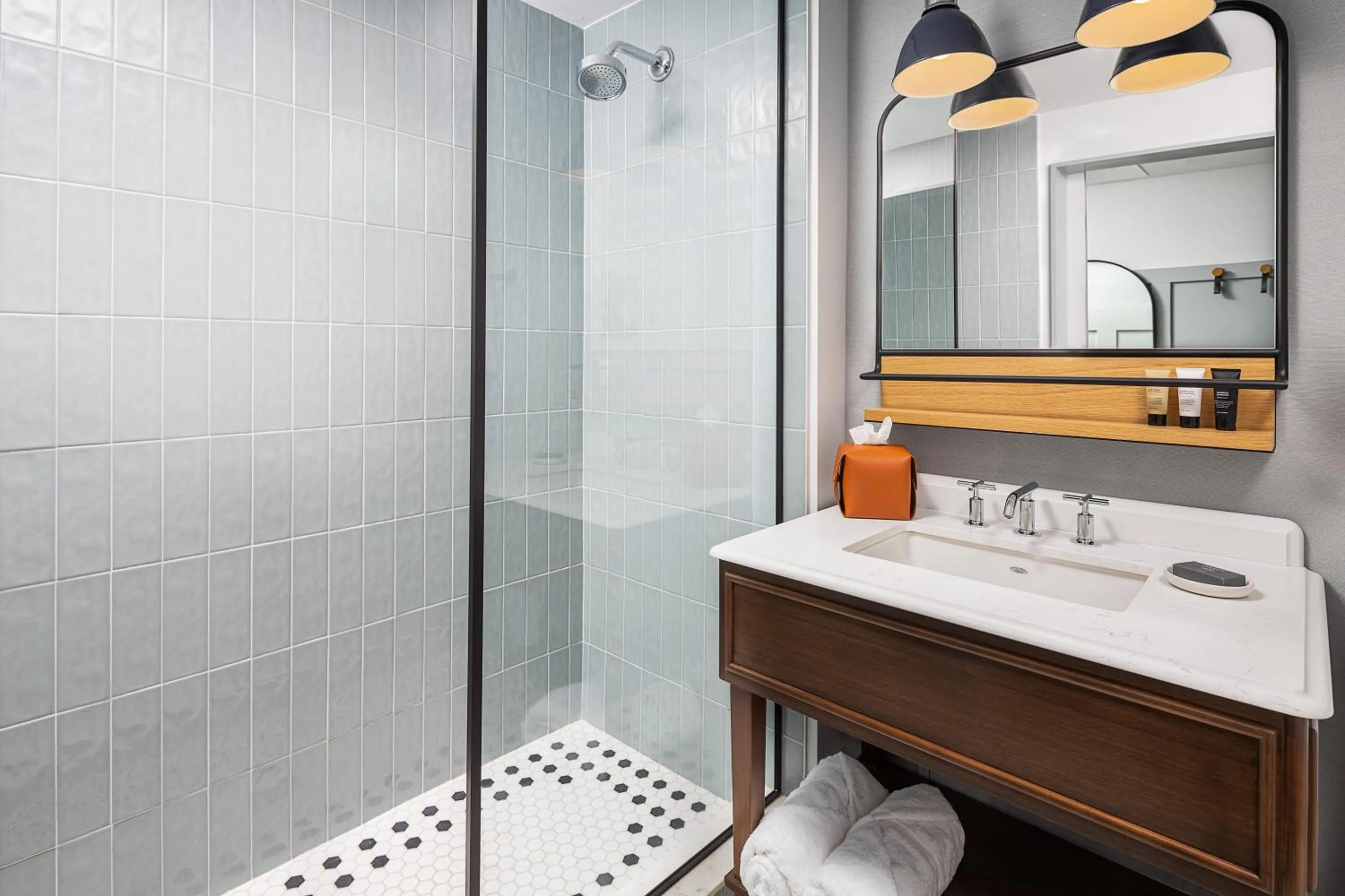 Shower in Wylie Hotel Atlanta, Tapestry Collection by Hilton