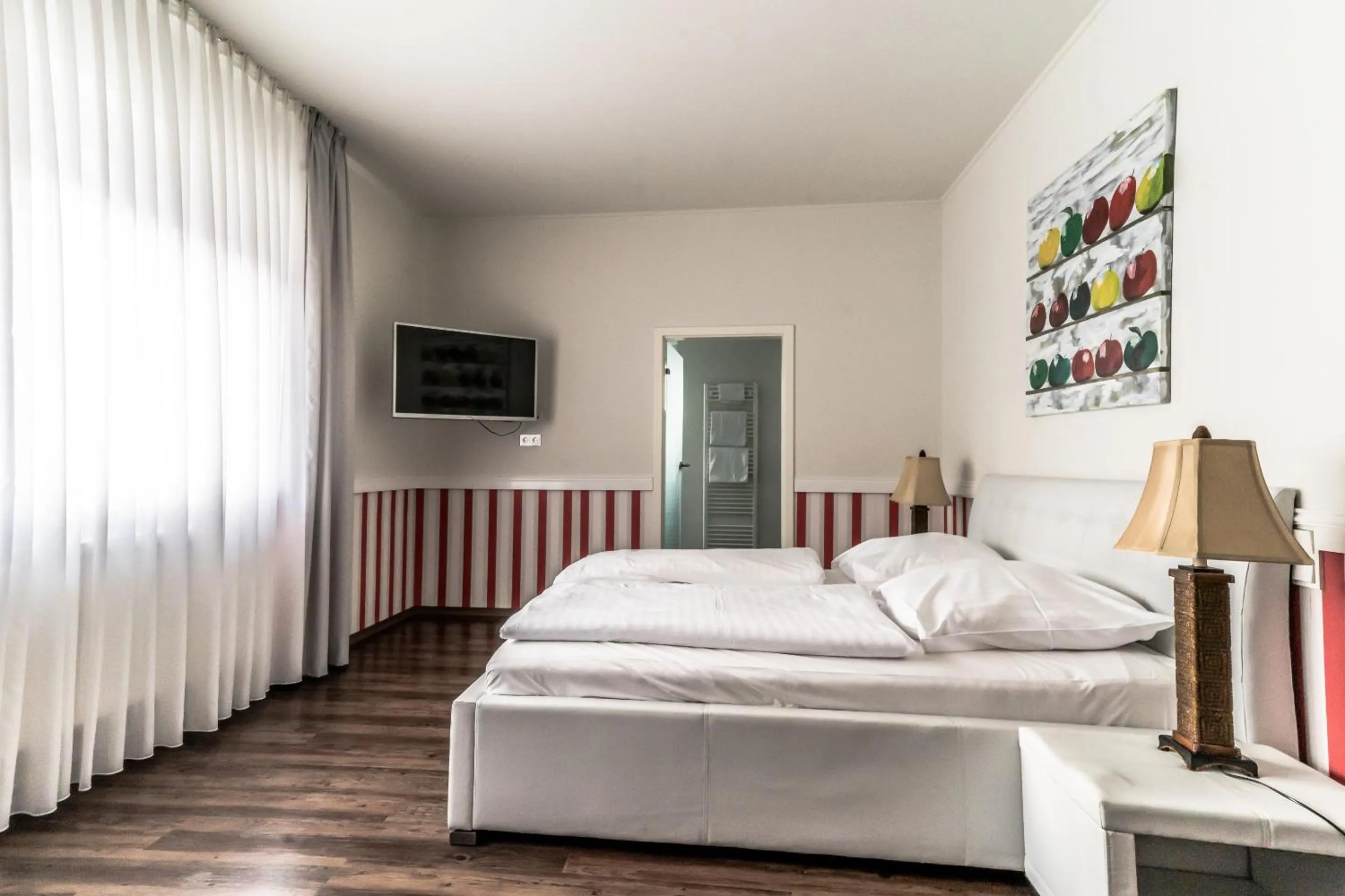 Bedroom, Bed in Privathotel Stickdorn