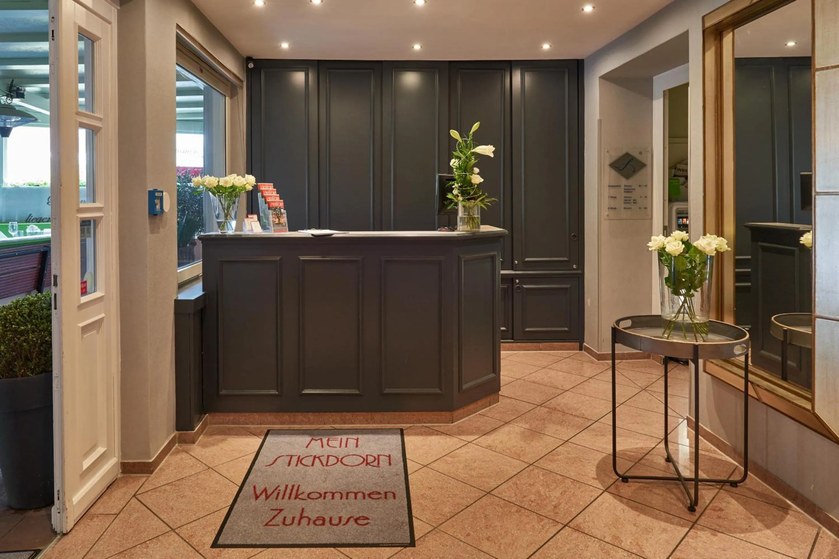 Lobby or reception in Privathotel Stickdorn