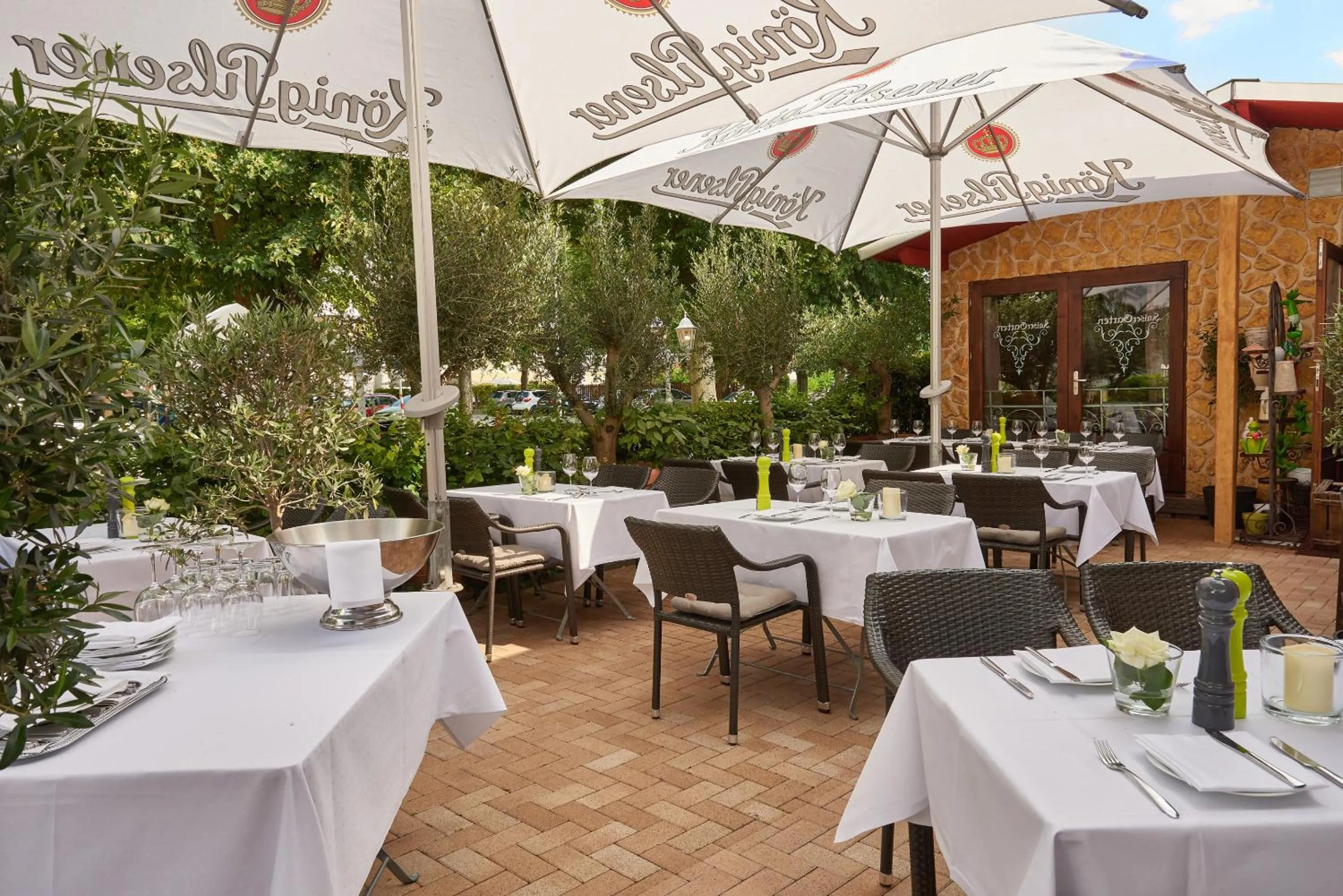 Patio in Privathotel Stickdorn