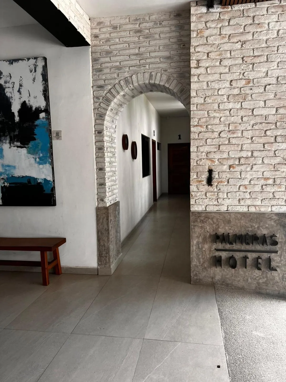 Lobby or reception in Hotel Palmeras