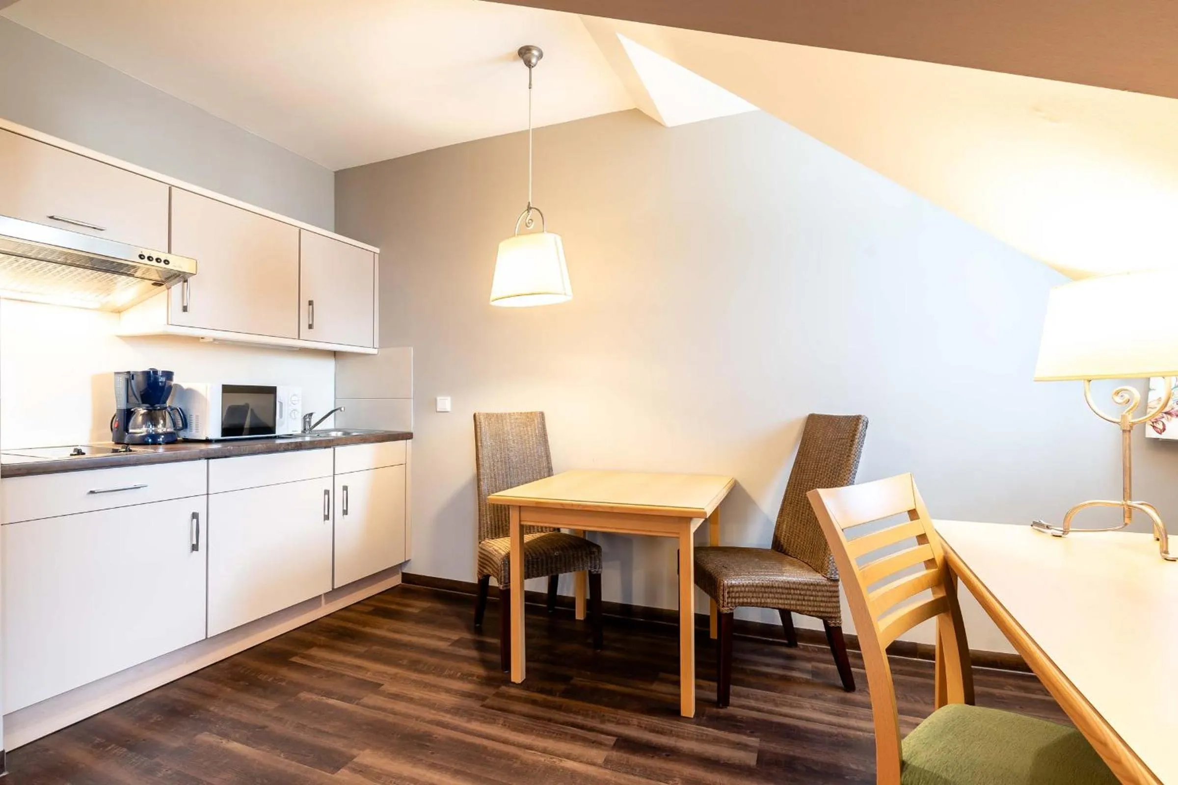 Kitchen or kitchenette in Hotel Vollmann