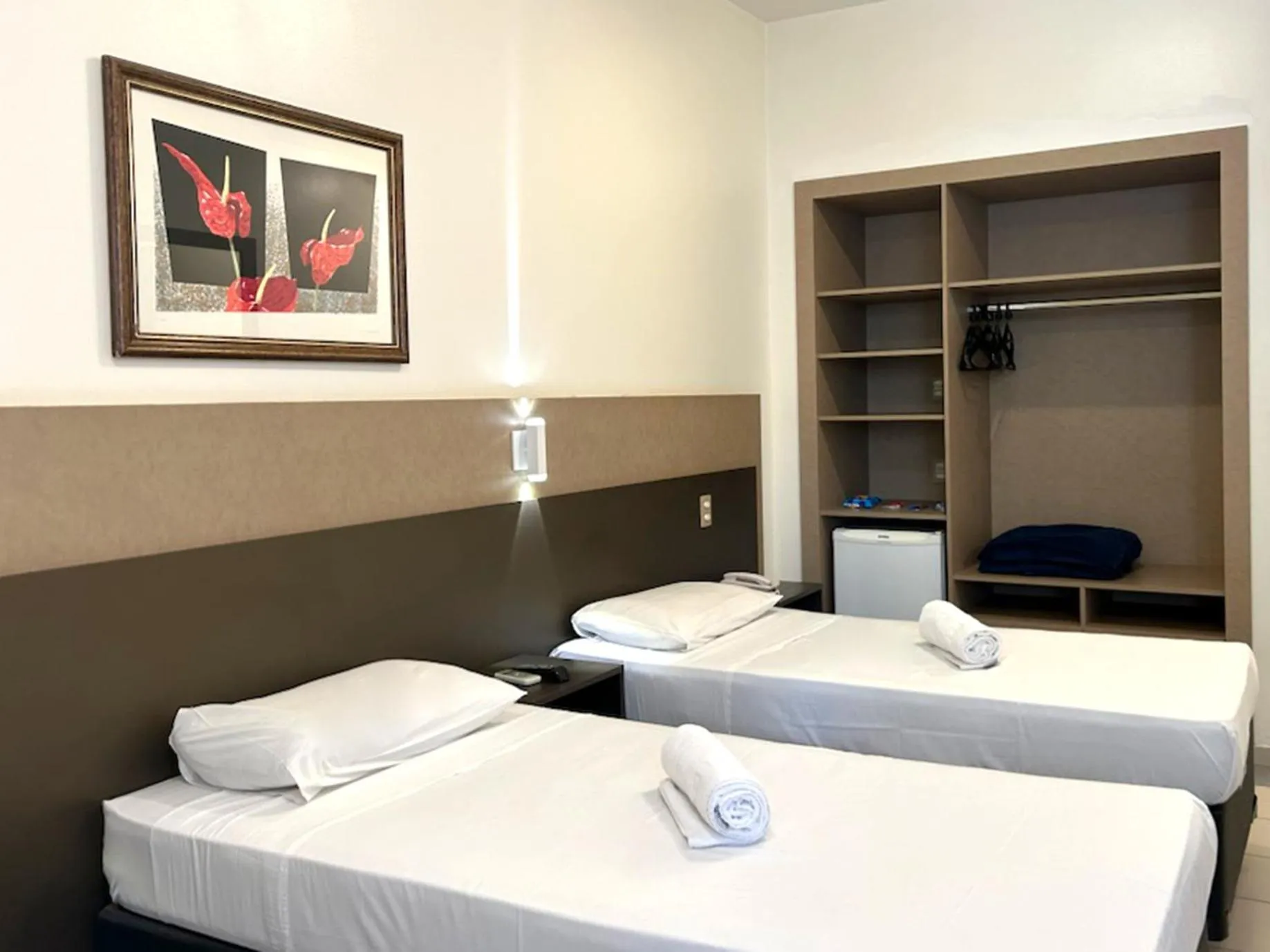 Bed in Athus Brasilia Hotel by Bsb Inn