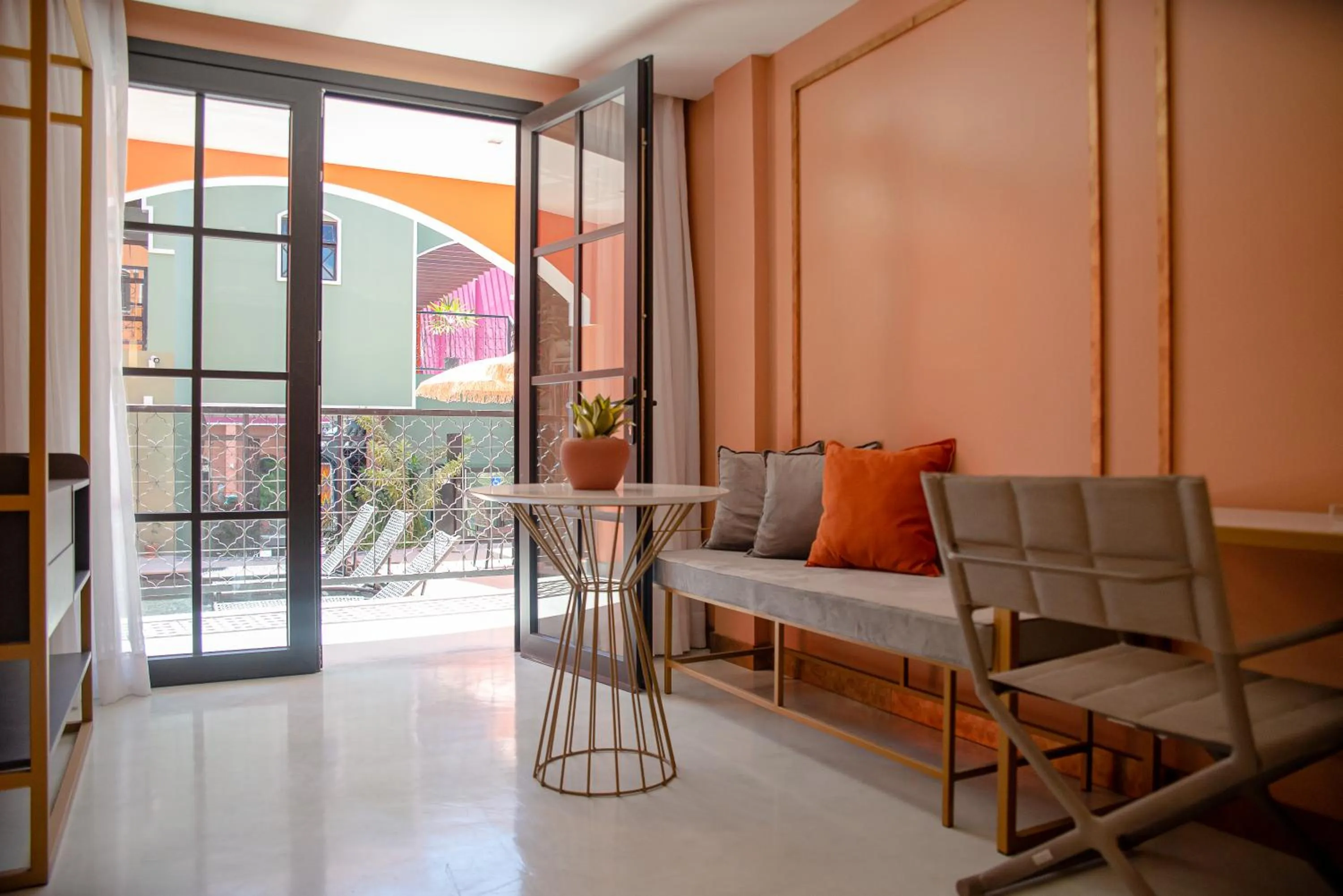 Patio in Exótica Boutique Hotel