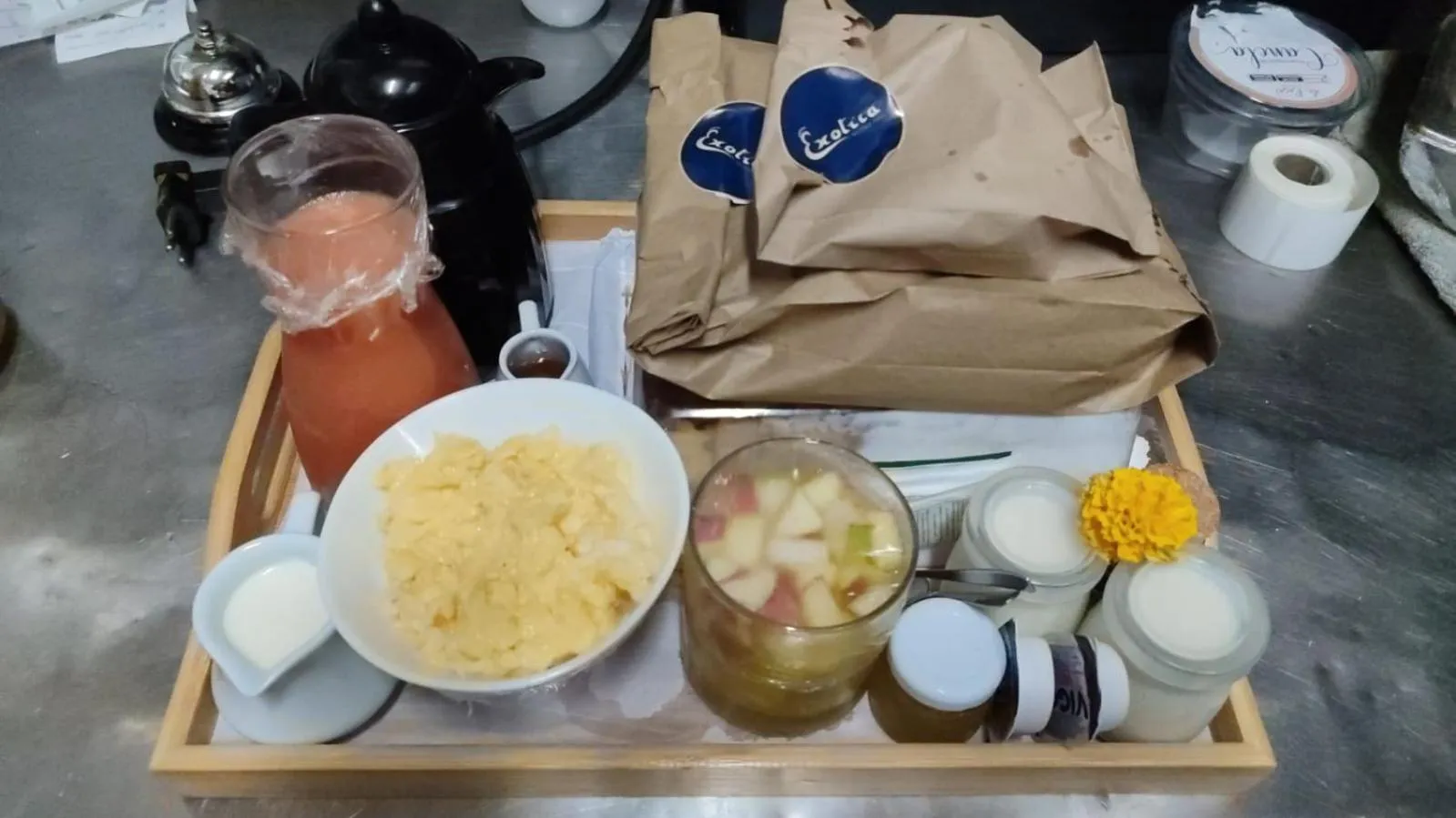 Breakfast in Exótica Boutique Hotel