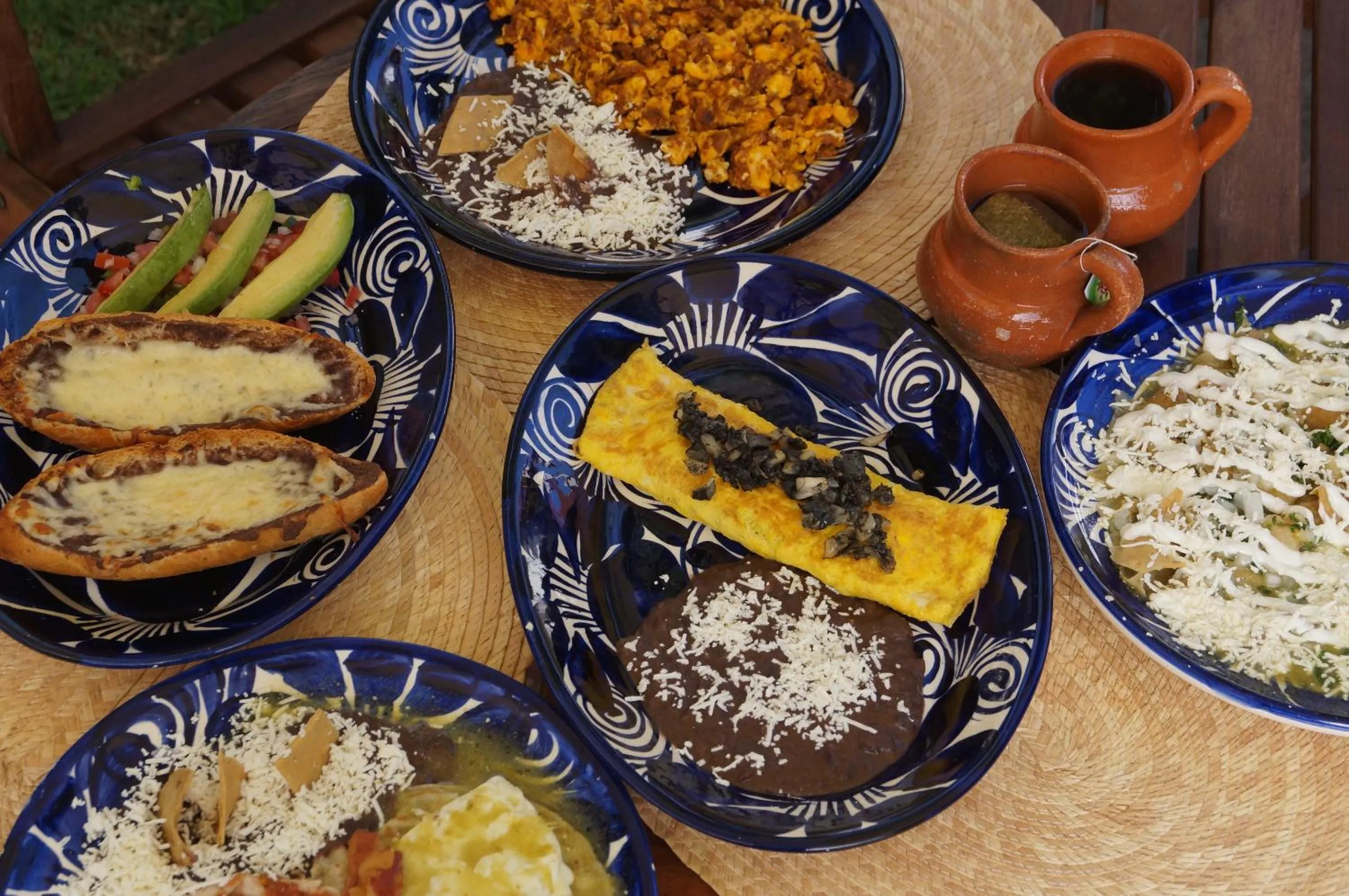 Breakfast in La Casa Azul Huasca & Restaurante La Terraza