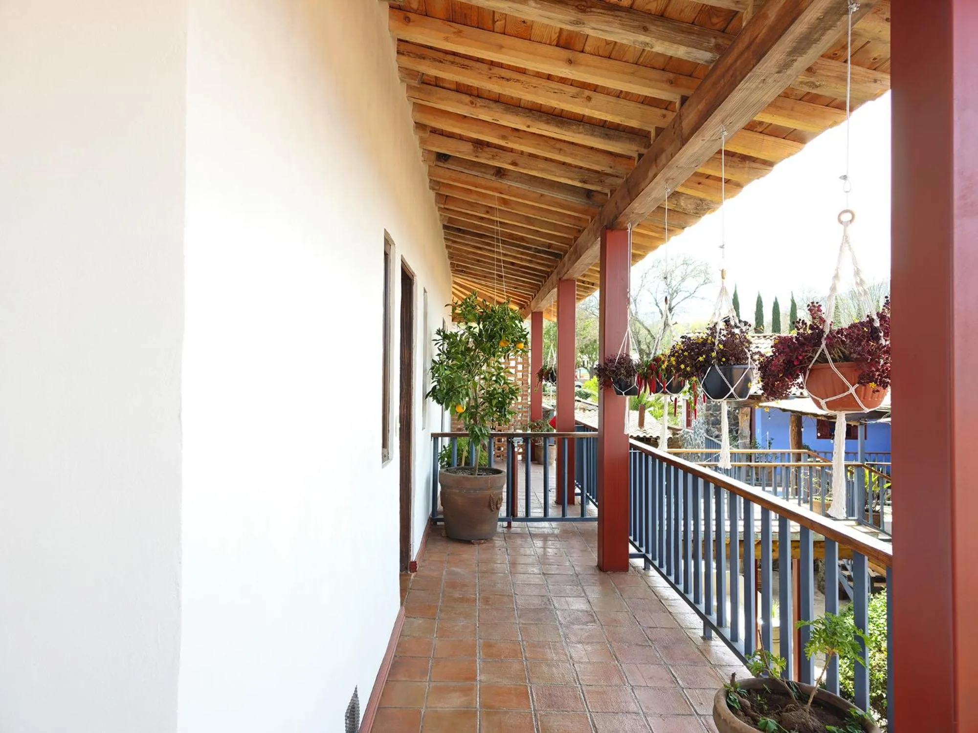 View (from property/room) in La Casa Azul Huasca & Restaurante La Terraza