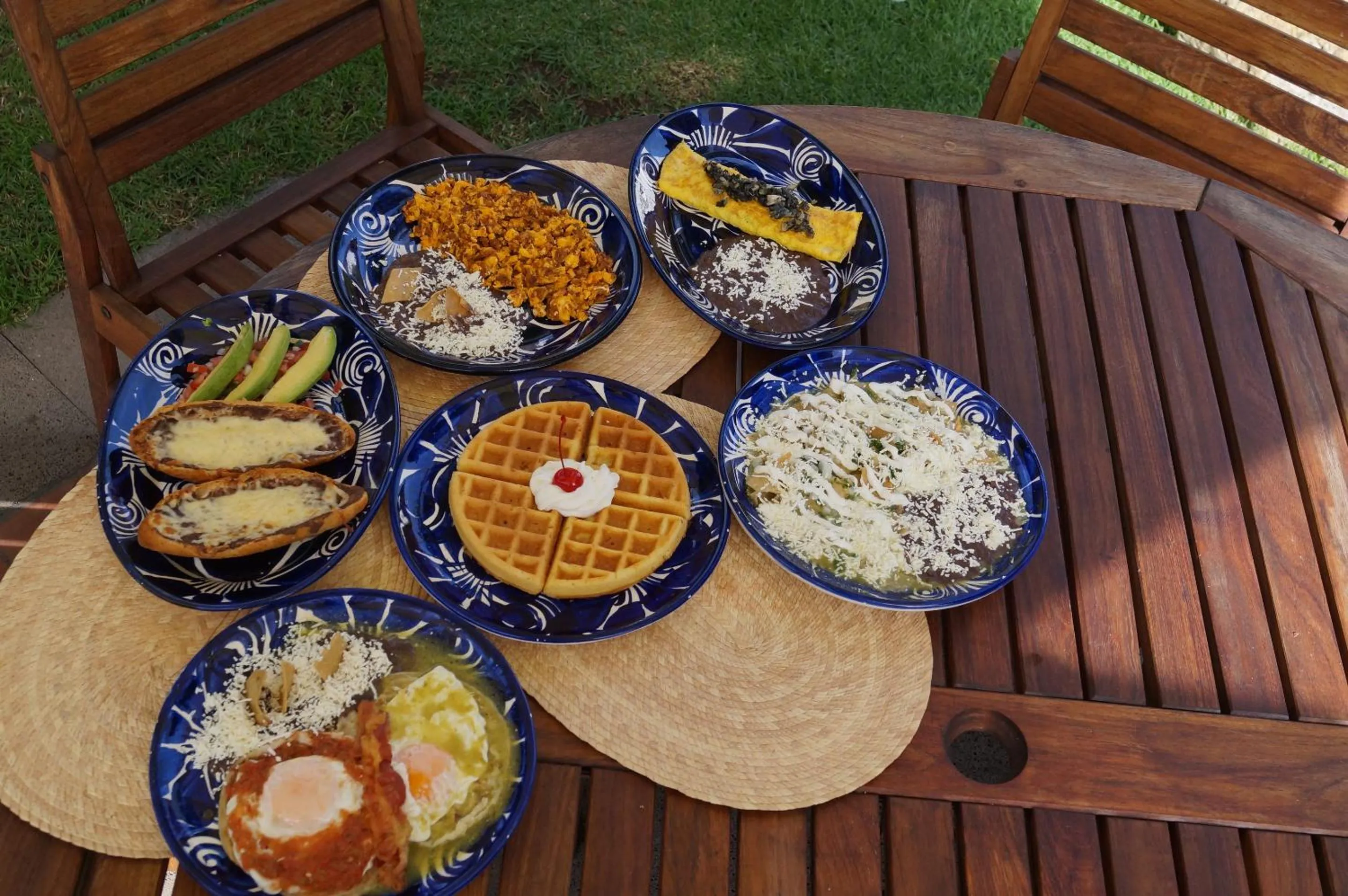 Restaurant/places to eat in La Casa Azul Huasca & Restaurante La Terraza