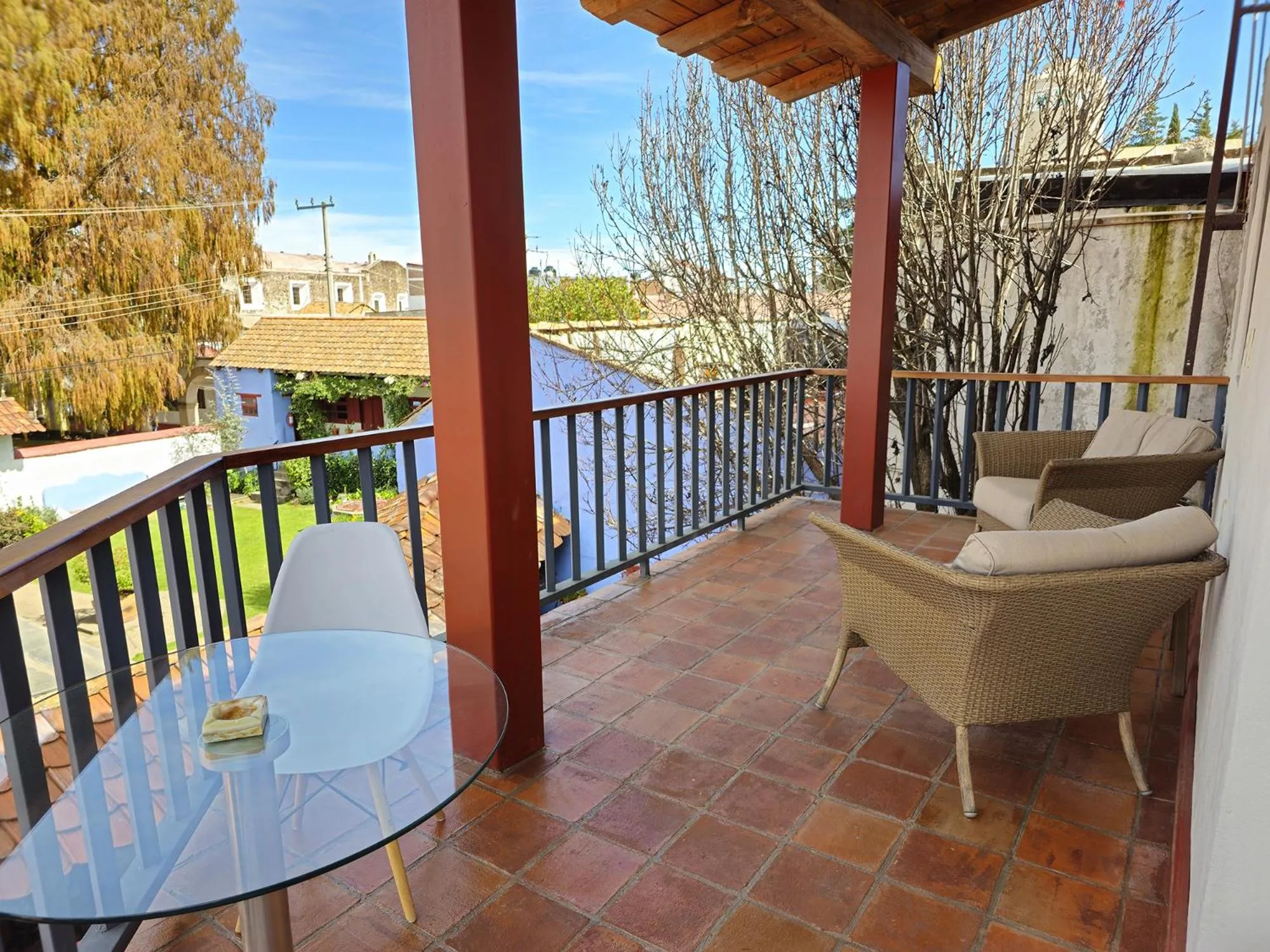 View (from property/room) in La Casa Azul Huasca & Restaurante La Terraza