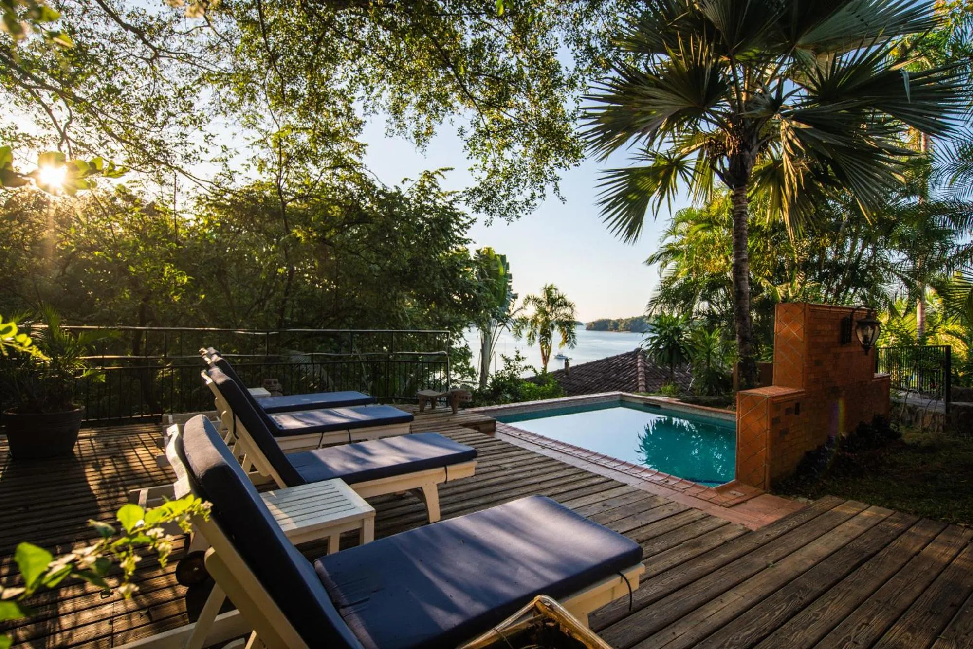 Pool view in Seagull Cove Resort