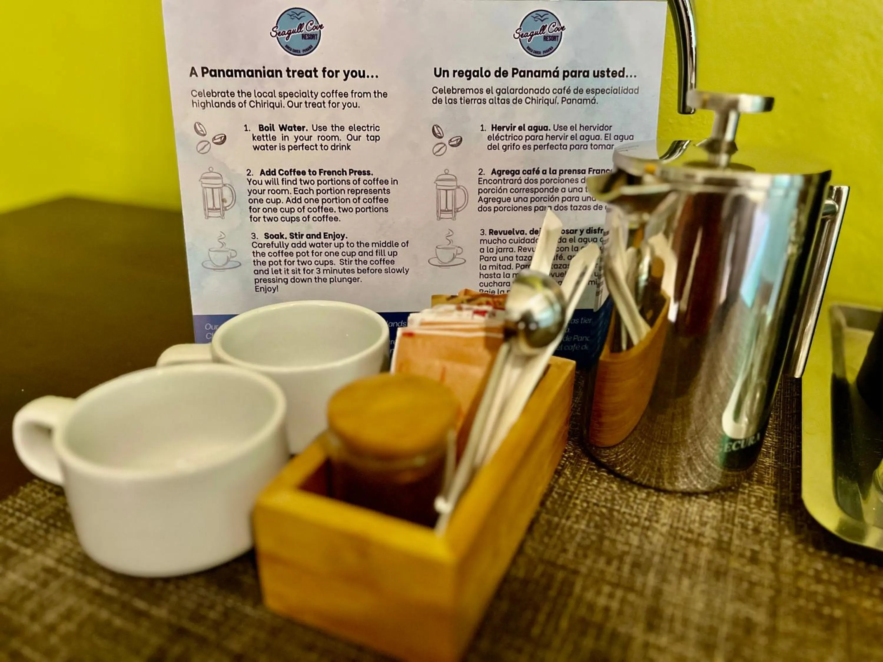 Coffee/tea facilities in Seagull Cove Resort