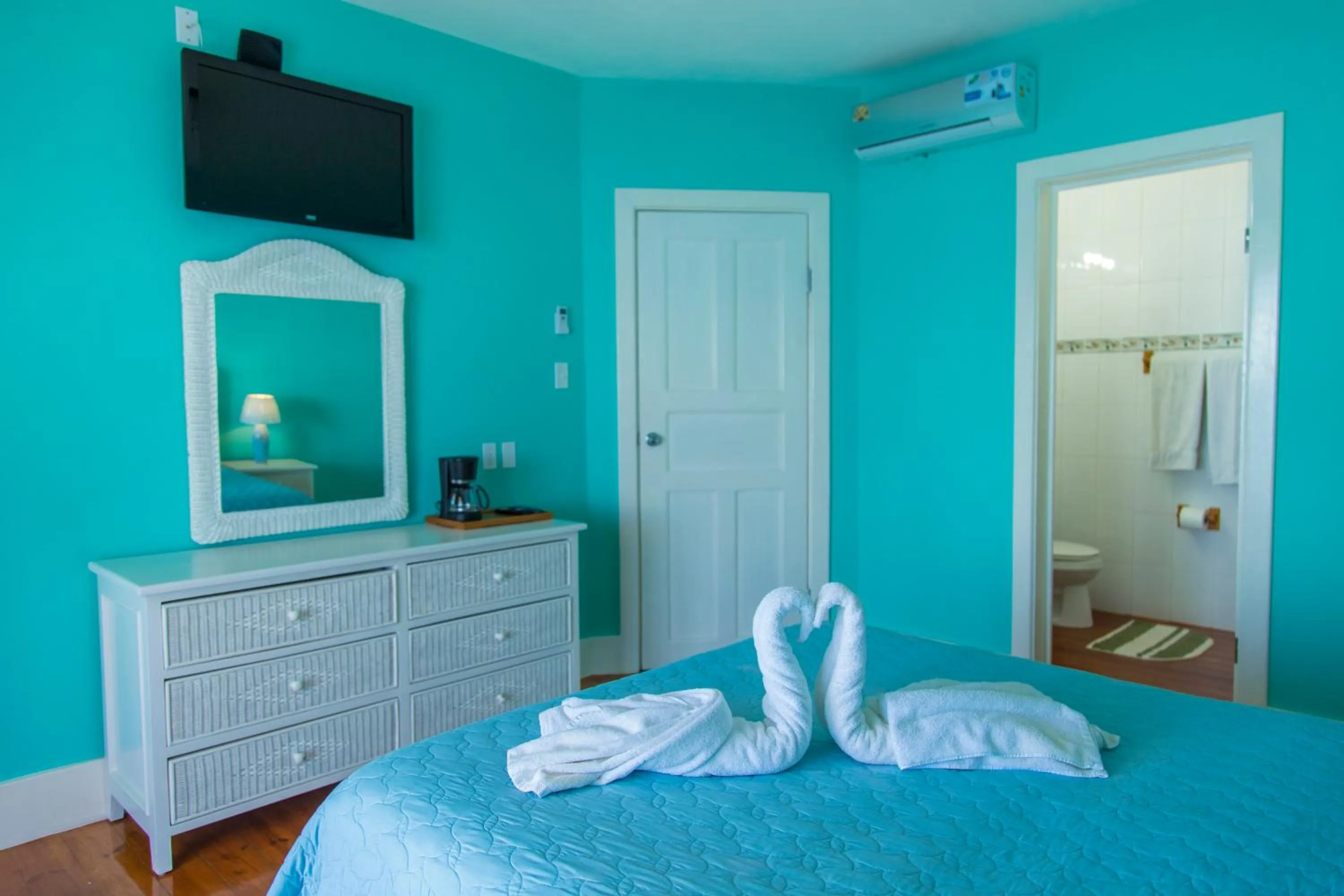 Bed in Hotel Bocas Town