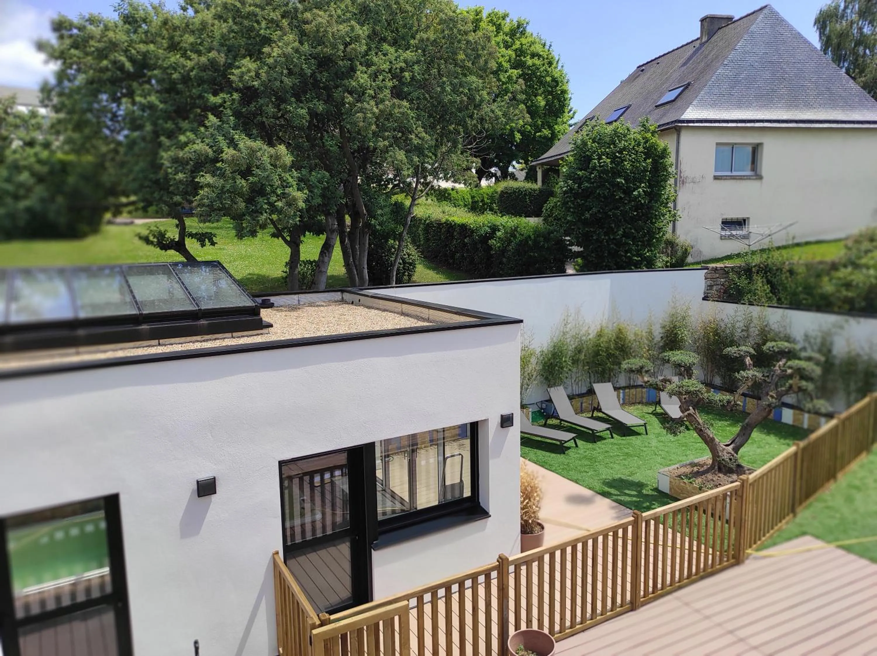 Patio in Appart hôtel & Spa La Villa du Port