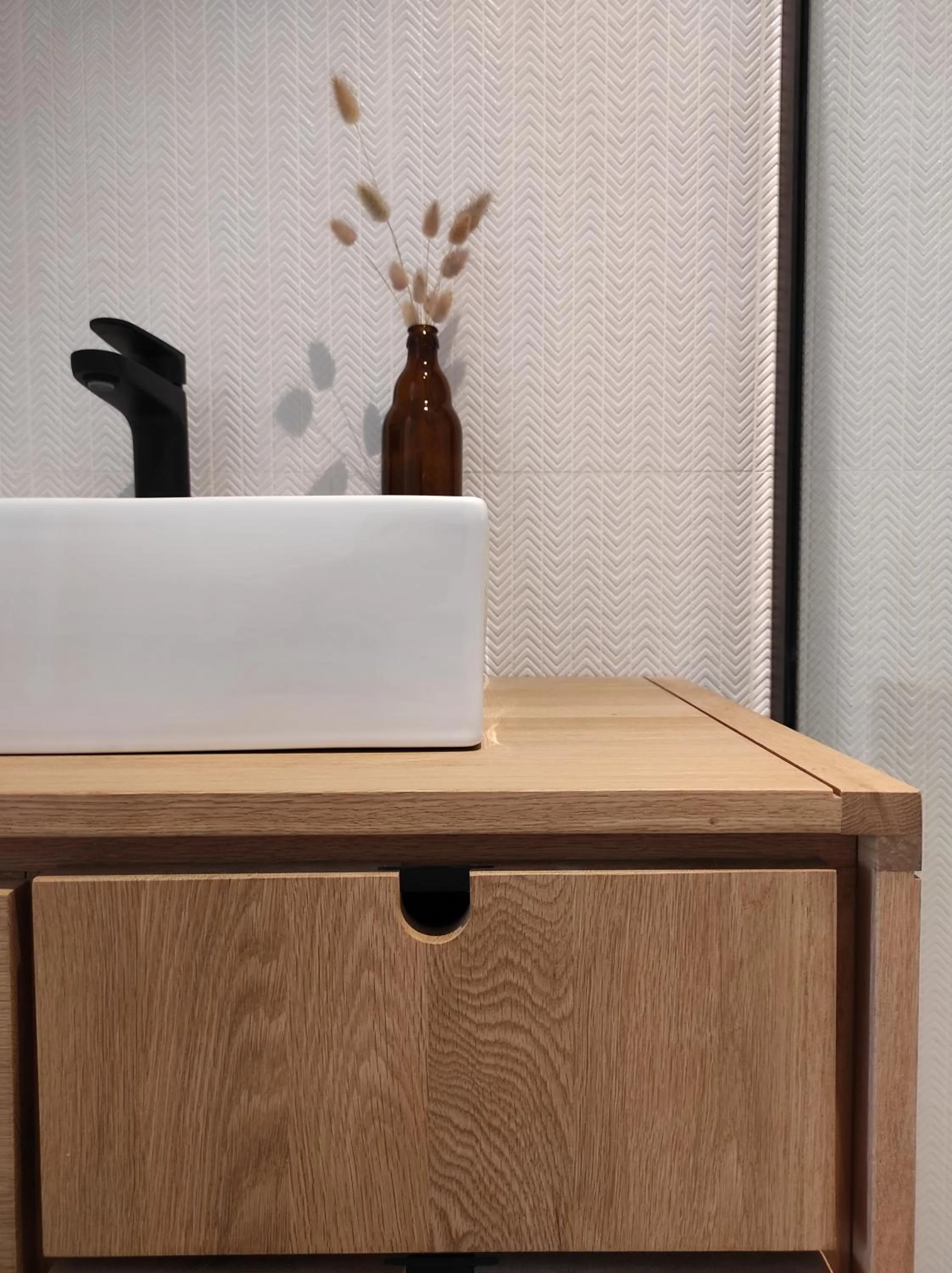 Bathroom in Appart hôtel & Spa La Villa du Port