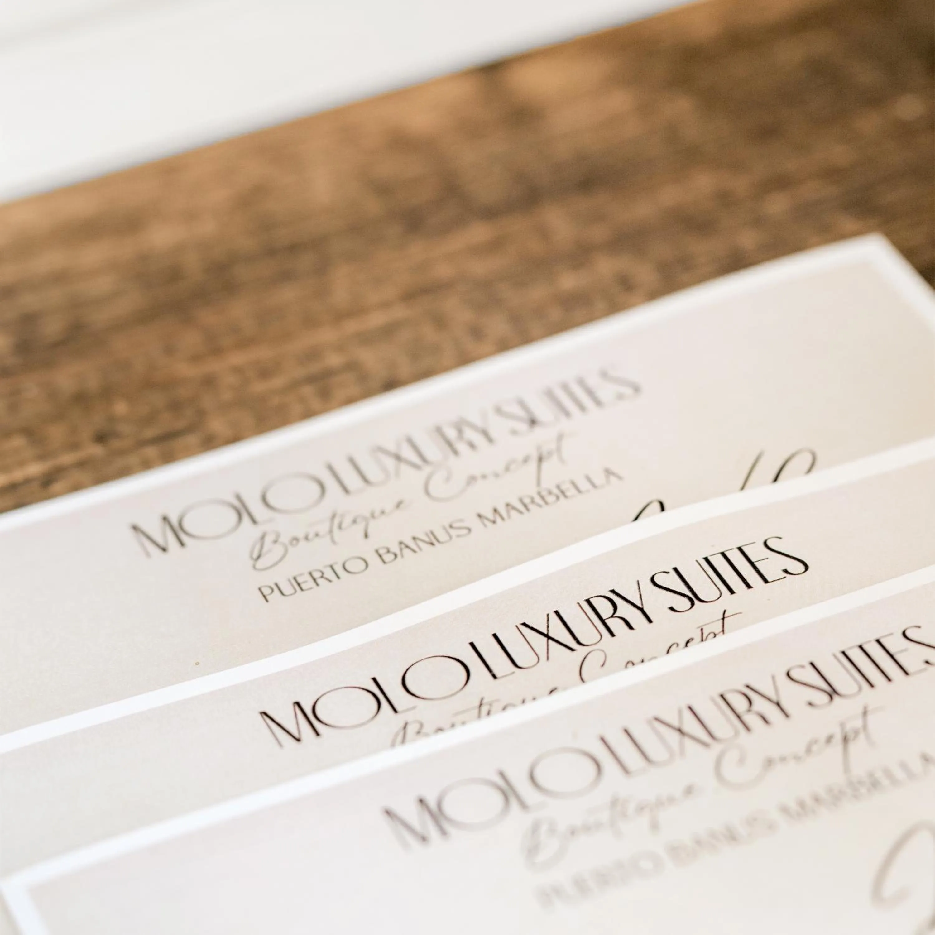 Logo/Certificate/Sign in Molo Luxury Suites Puerto Banus