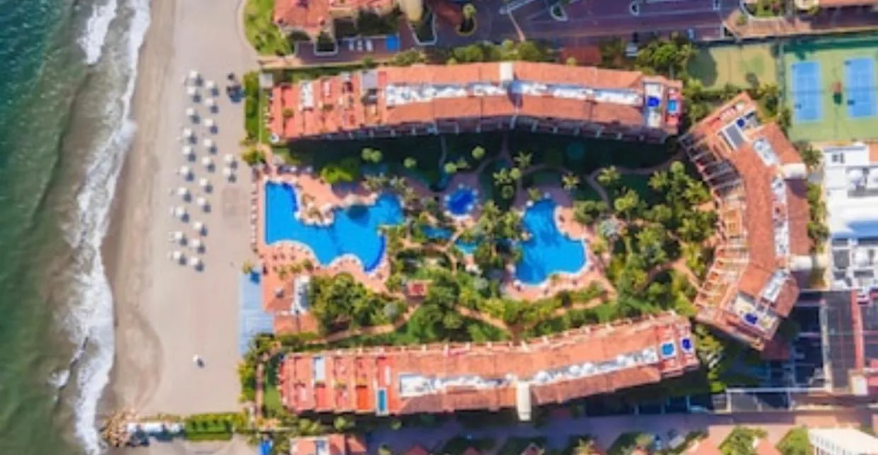 Bird's eye view in Velas Vallarta Condo