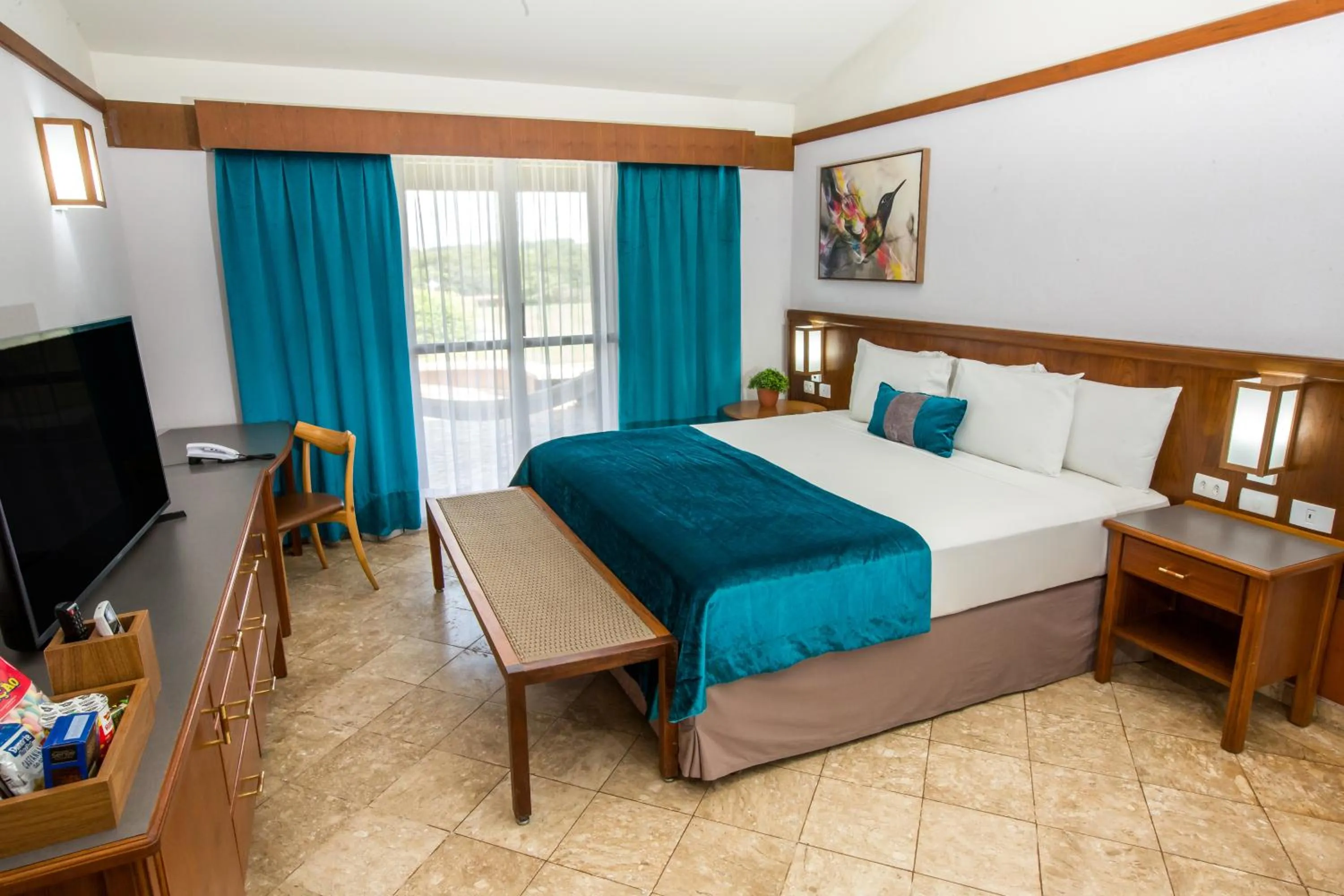 Bed in Blue Tree Thermas de Lins Resort