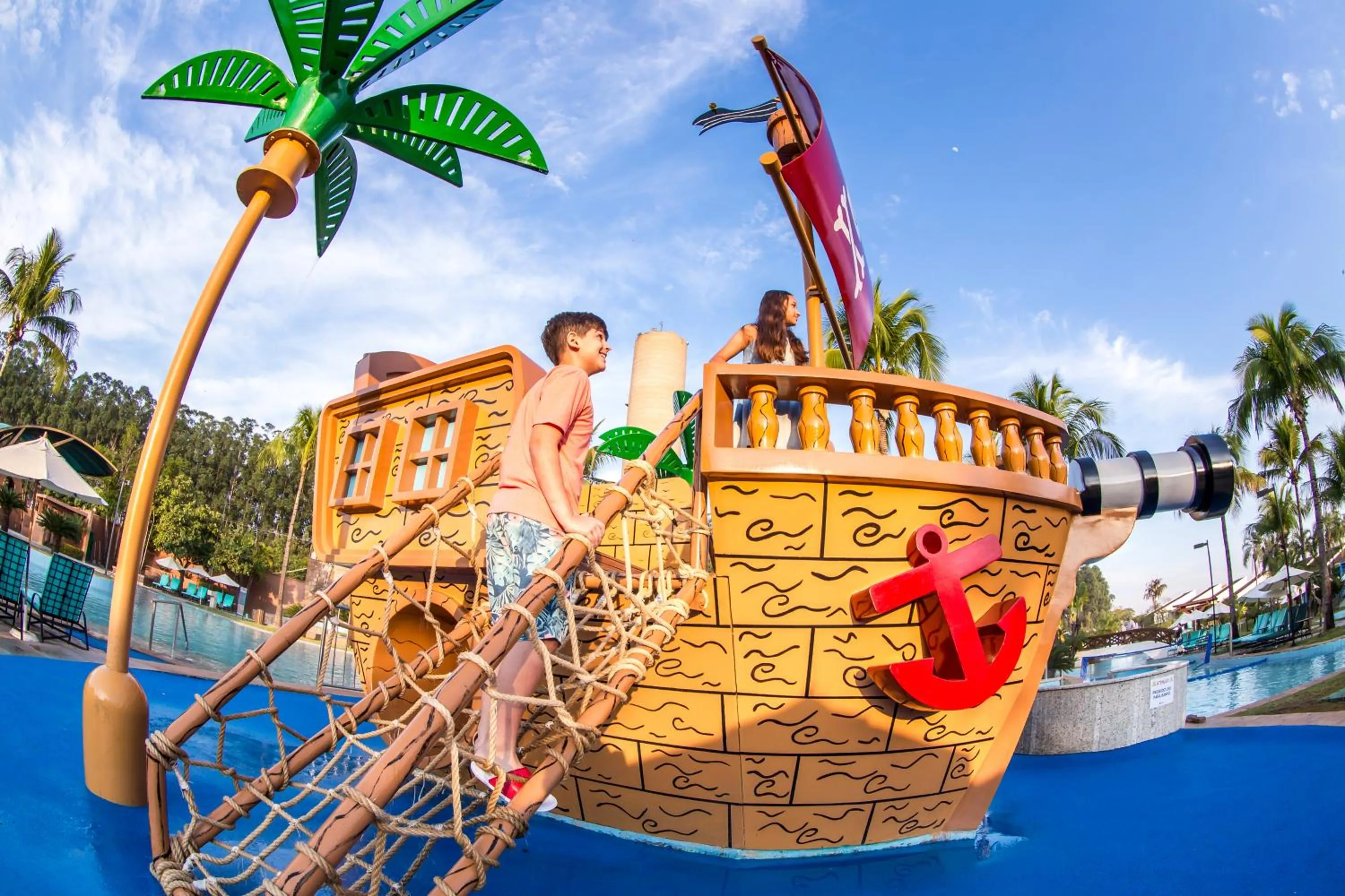 Pool view in Blue Tree Thermas de Lins Resort