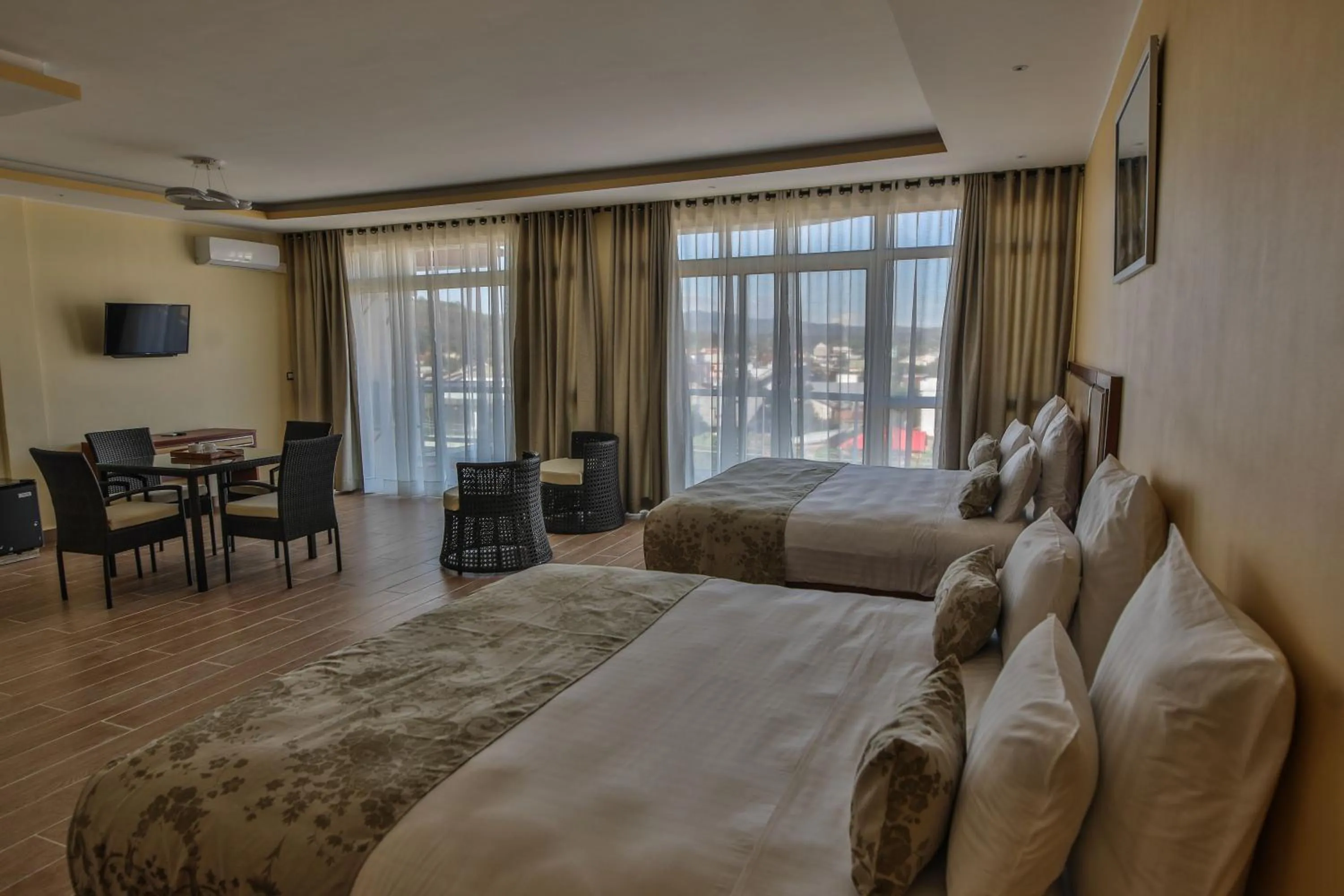 Photo of the whole room, Bed in Hôtel MENABE'L