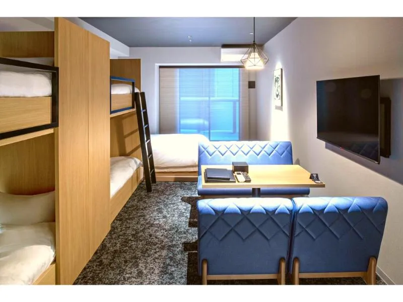 Bed in ALPHABED INN Sapporo Odori Park