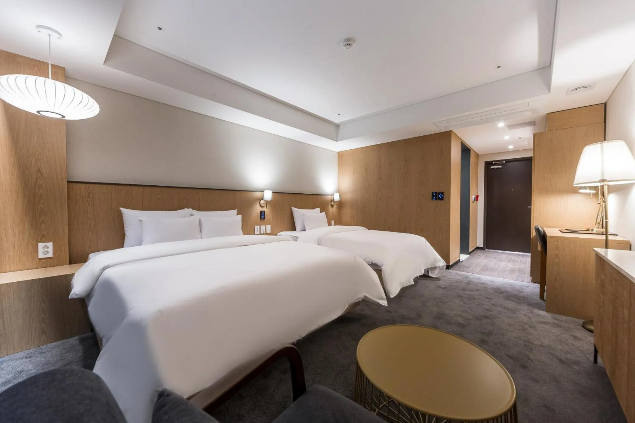 Photo of the whole room, Bed in Gwangju HOUND Hotel