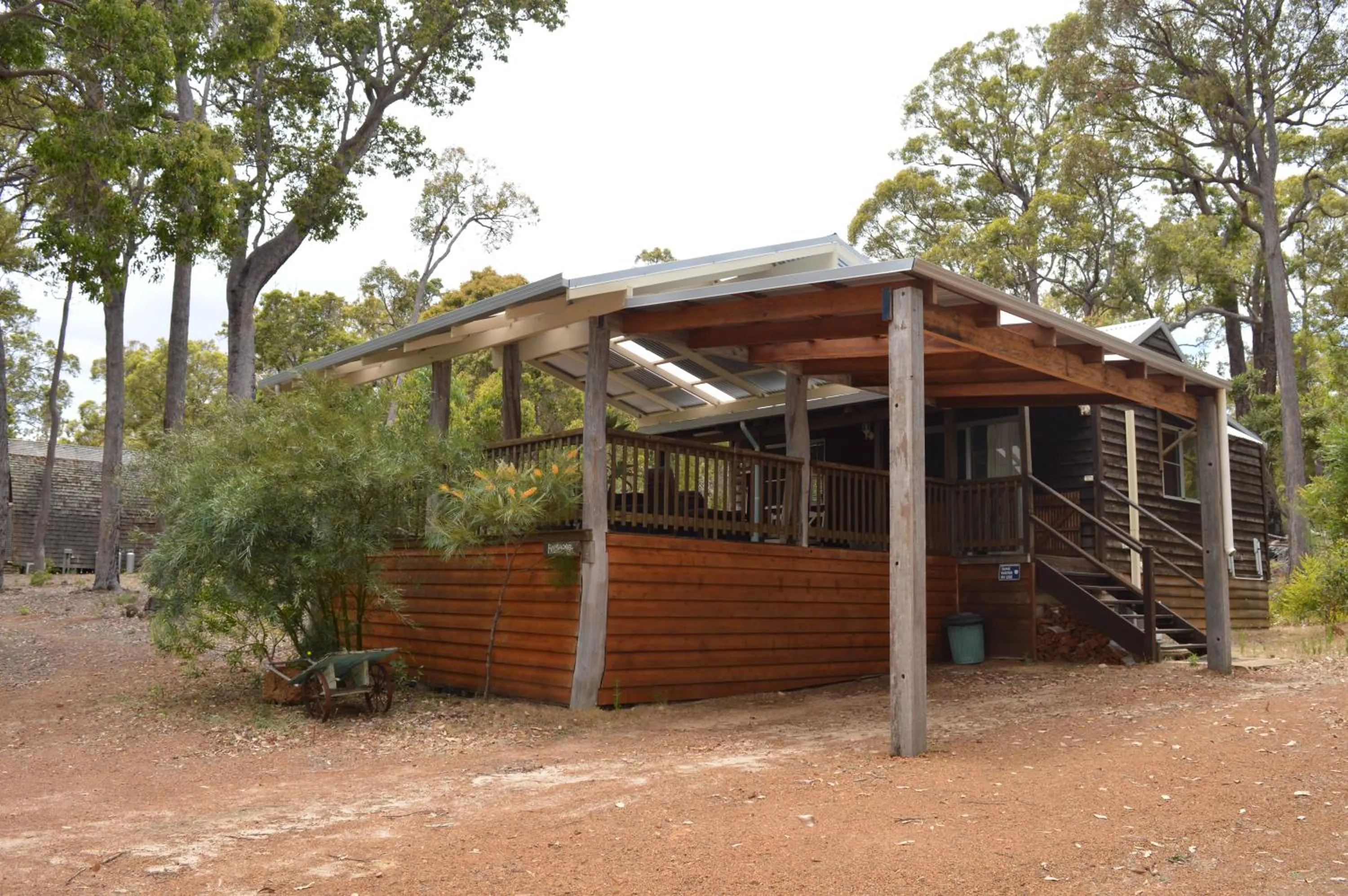 Balcony/Terrace in Jarrah Glen Cabins