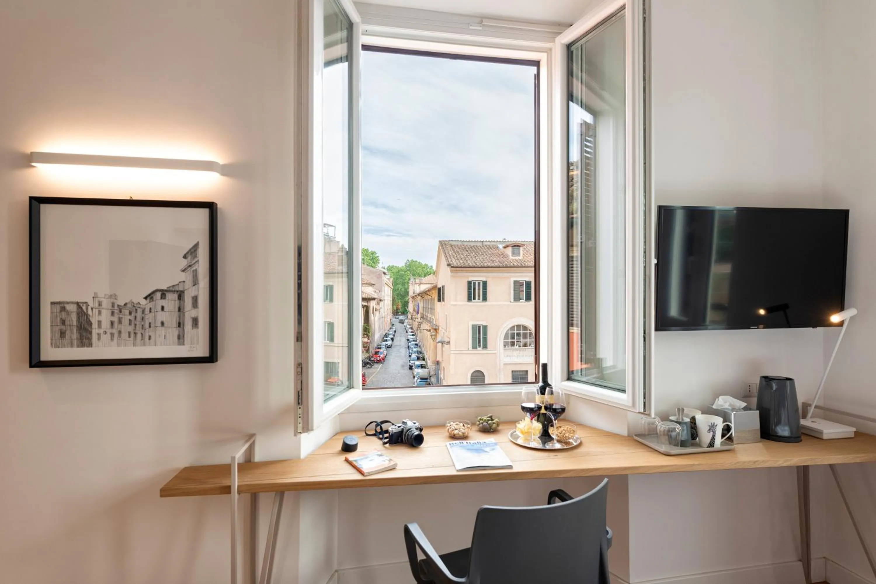 View (from property/room) in Giuditta in Trastevere