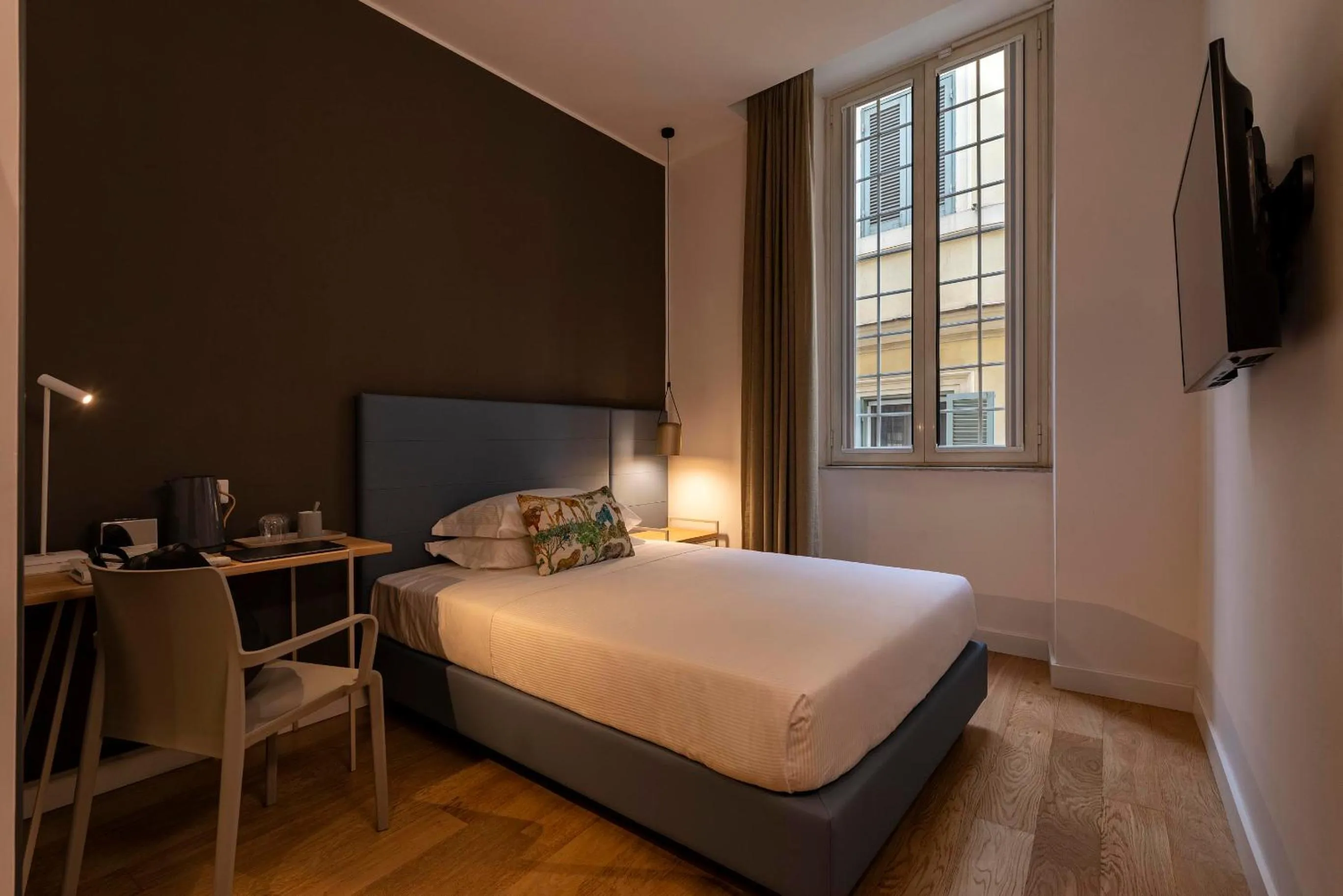 View (from property/room), Bed in Giuditta in Trastevere