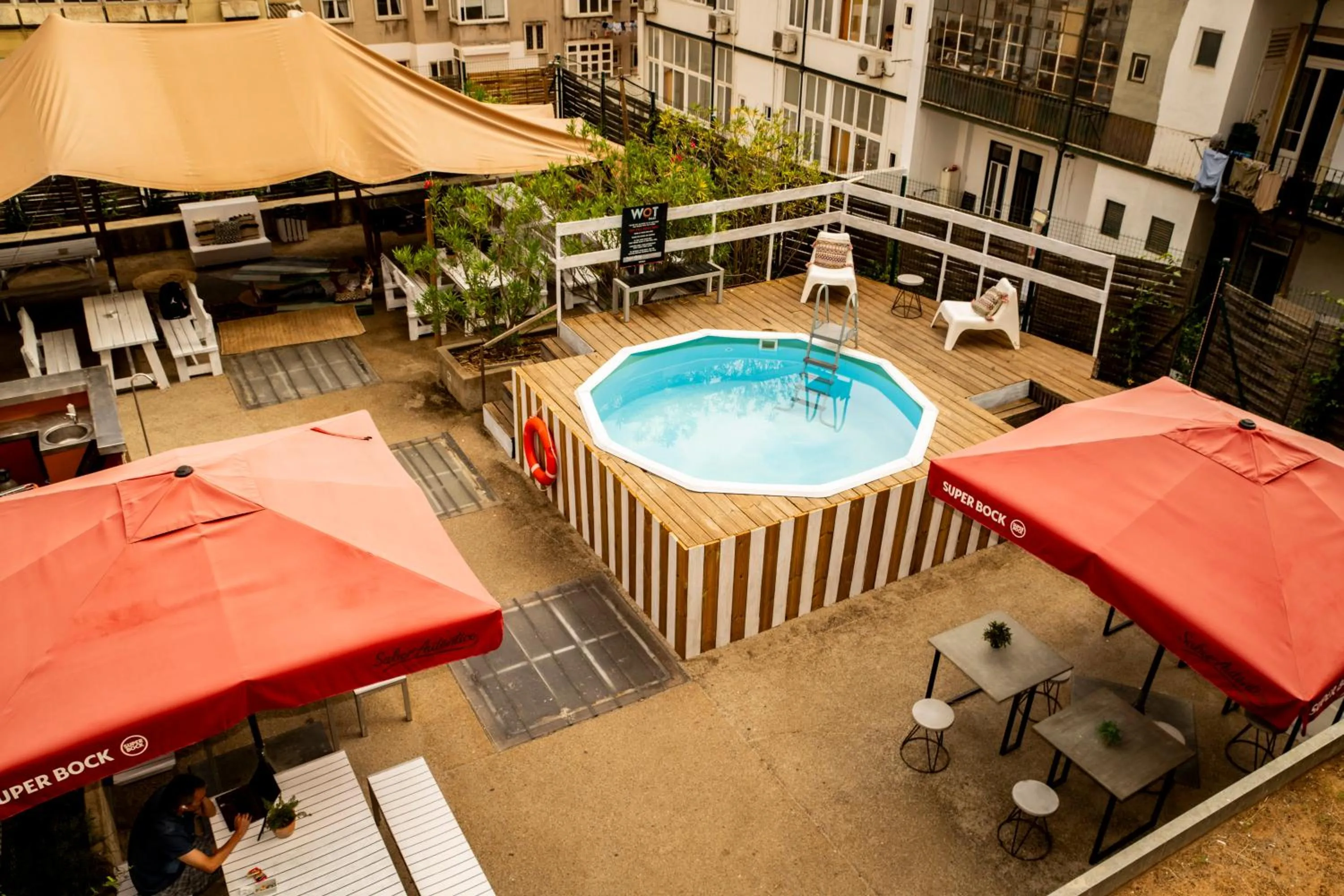 Swimming pool in WOT Nomad Social