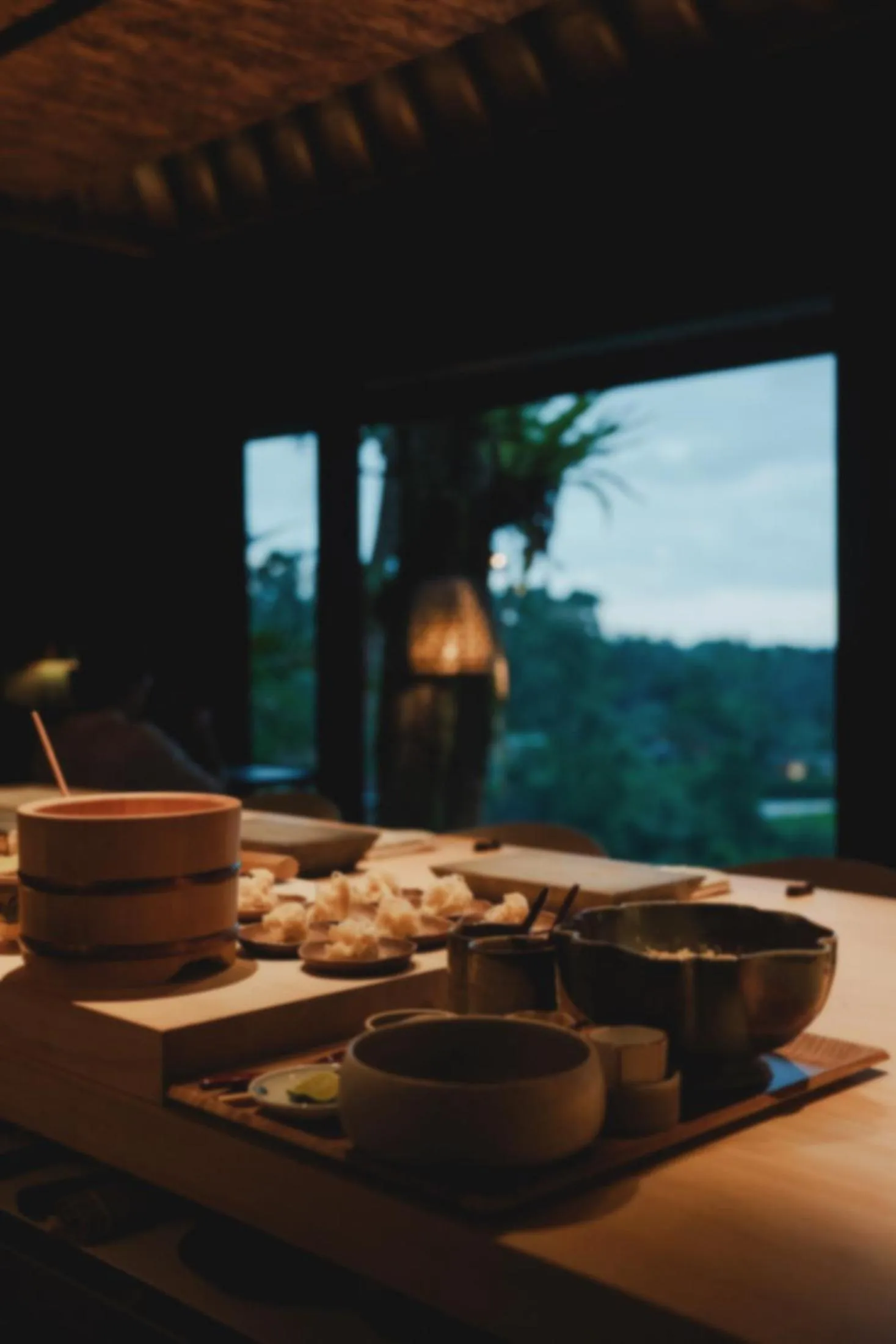 Food and drinks in The Sayan House Villas