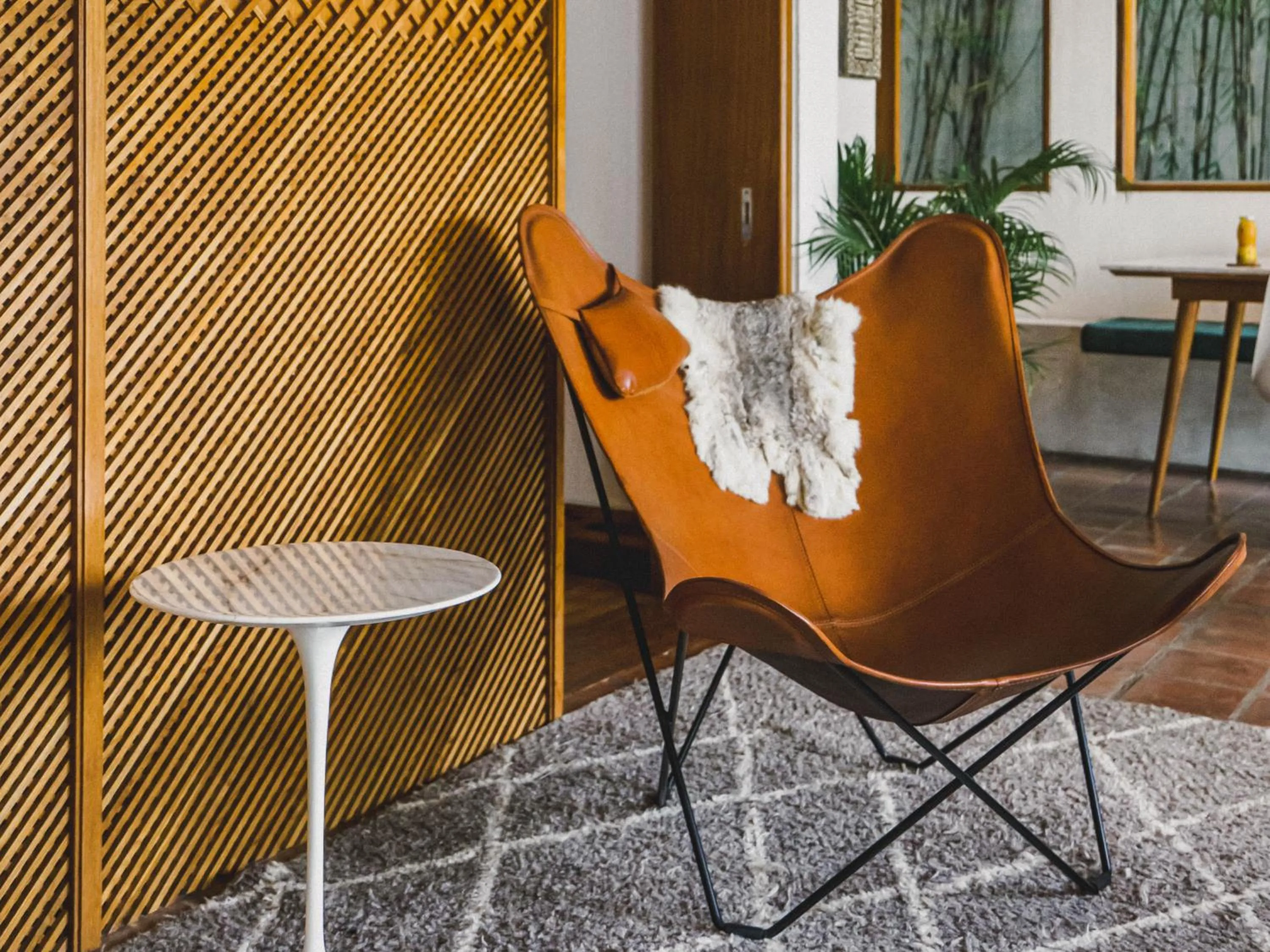 Seating area in The Sayan House Villas