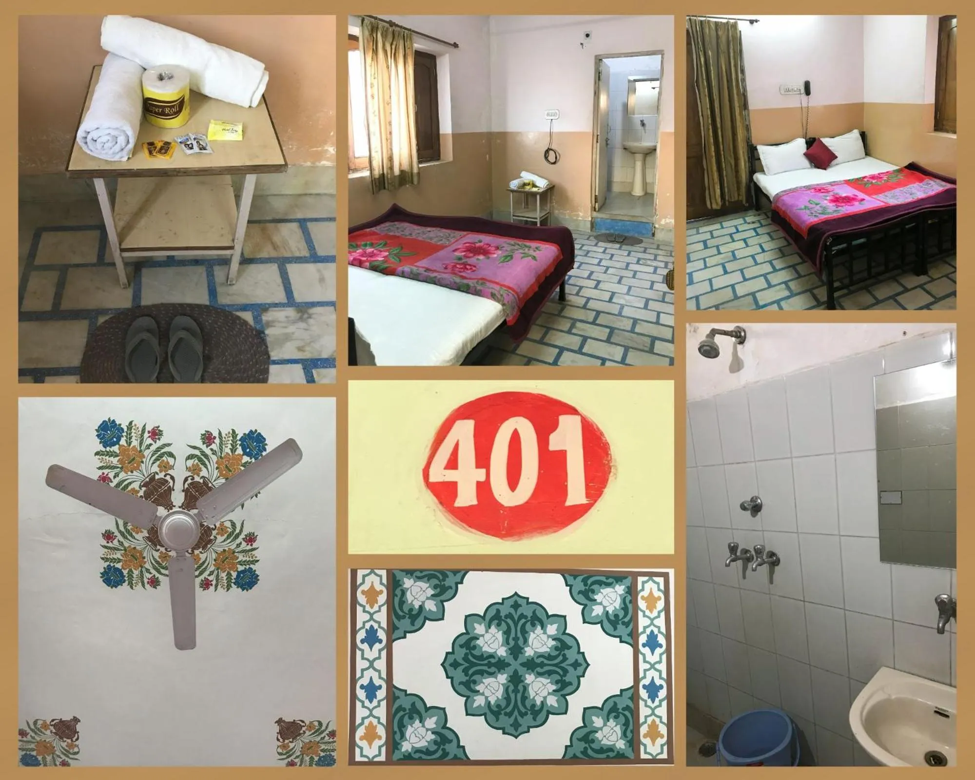 Photo of the whole room in Jamna Vilas Guest House and Restaurant