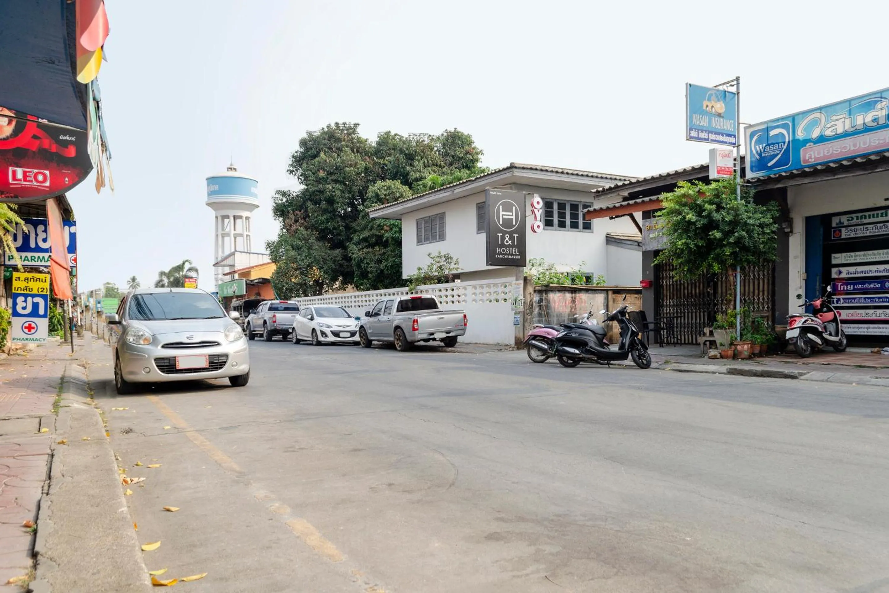 Property building in T & T Hostel Kanchanaburi