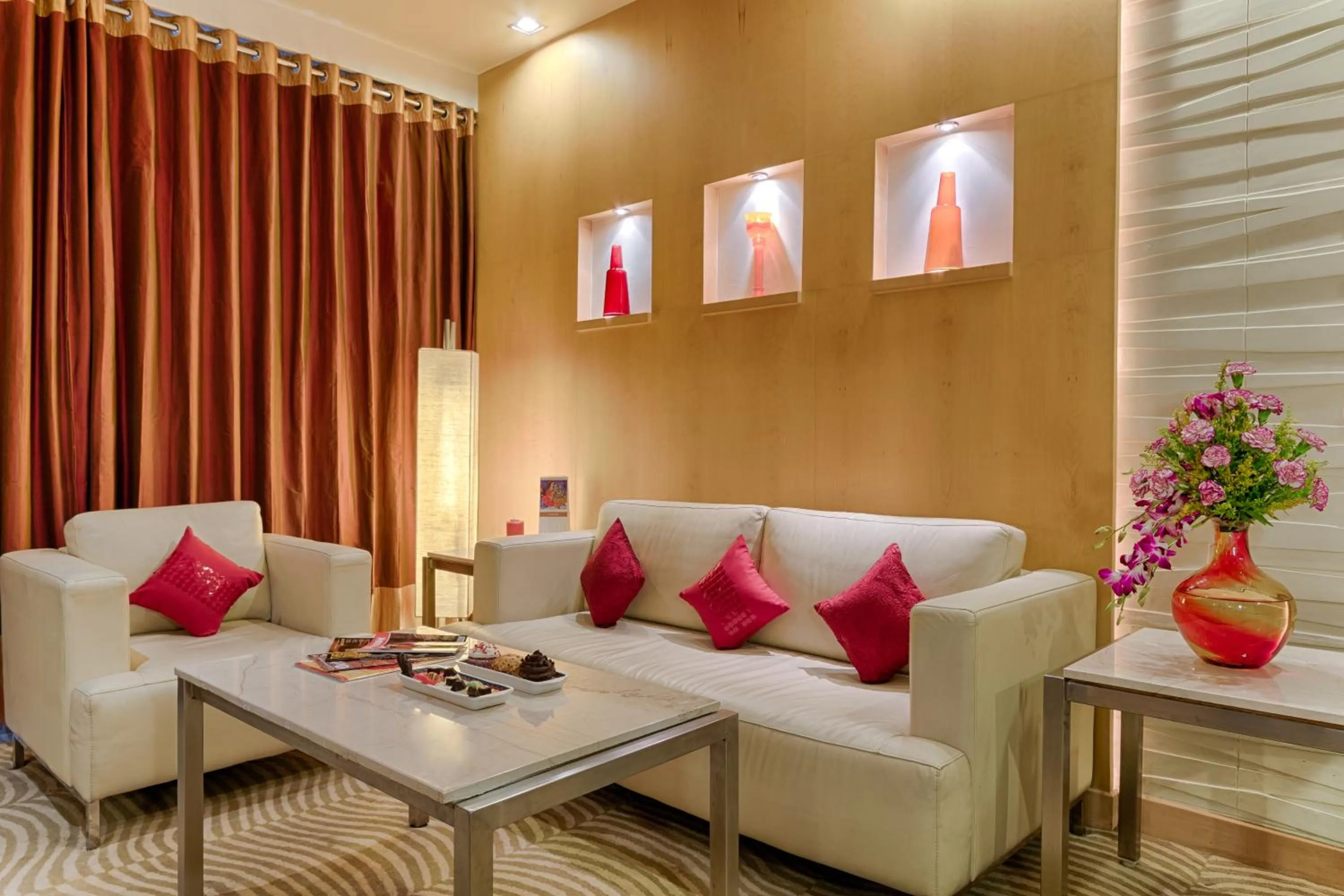 Seating area in Quality Hotel D V Manor