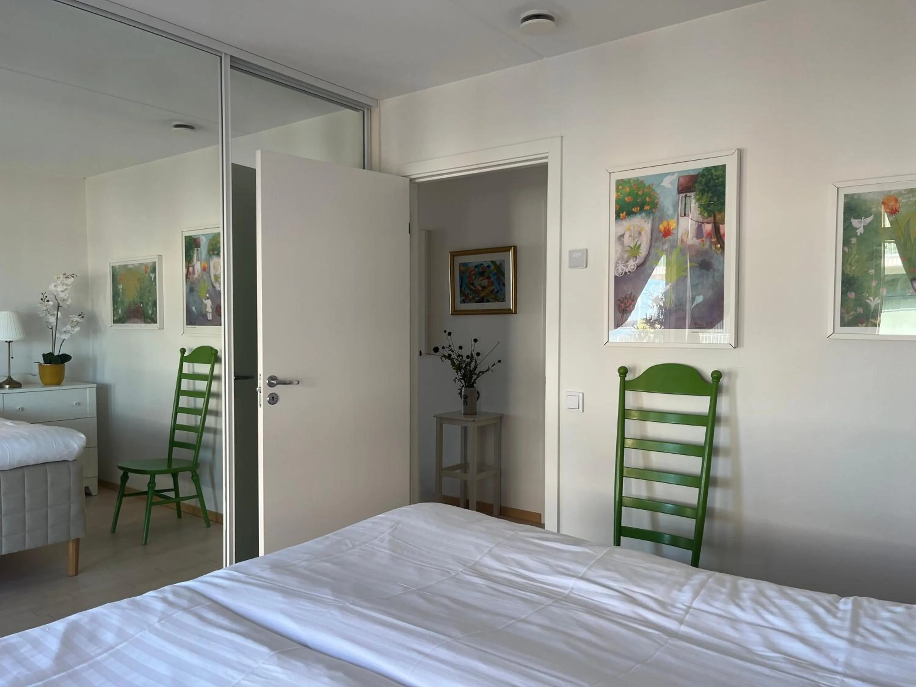 Bedroom, Bed in ÅhusBrygga Apartment Hotel